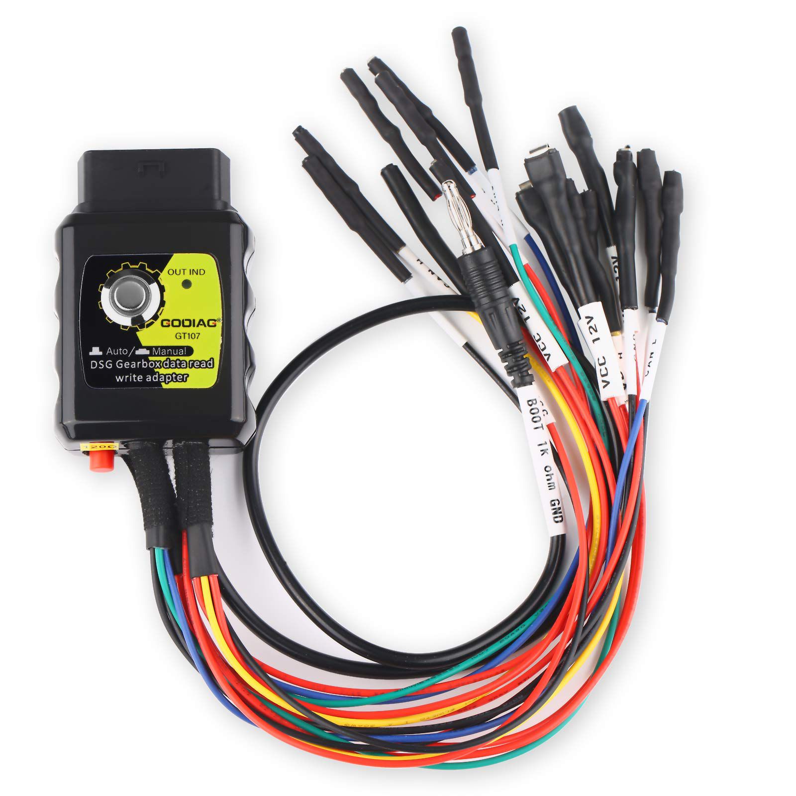 2024 GODIAG GT107 DSG Adaptateur de boîte de vitesses avec GT105 II IMMO Prog AD pour DQ250, DQ200, VL381, VL300, DQ500, DL501, Benz, BMW