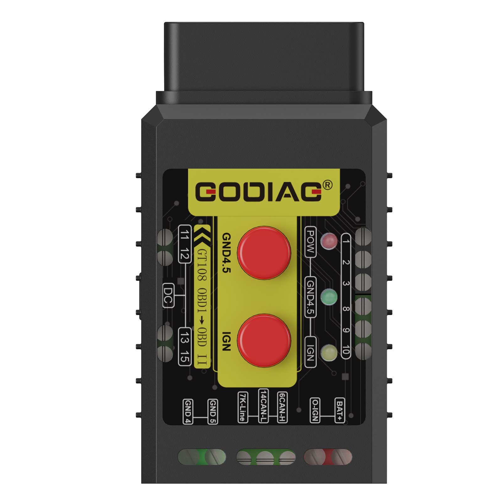 Godiag gt108 super obdi - adaptateur de conversion universel obdi pour voiture, SUV, camion, tracteur, véhicule minier, générateur, bateau, moto