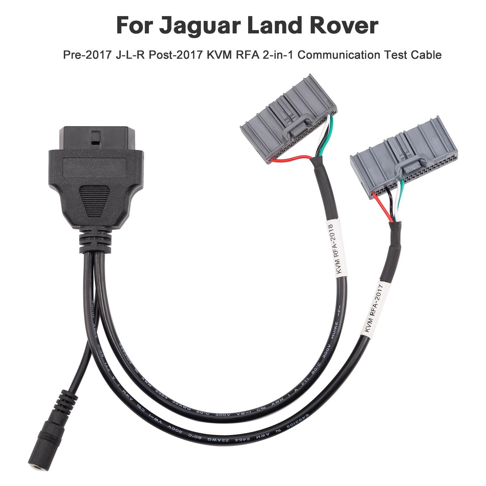 2025 GODIAG Jaguar Land Rover Pre-2017 J-L-R Post-2017 KVM RFA 2-en-1 Câble de test de communication