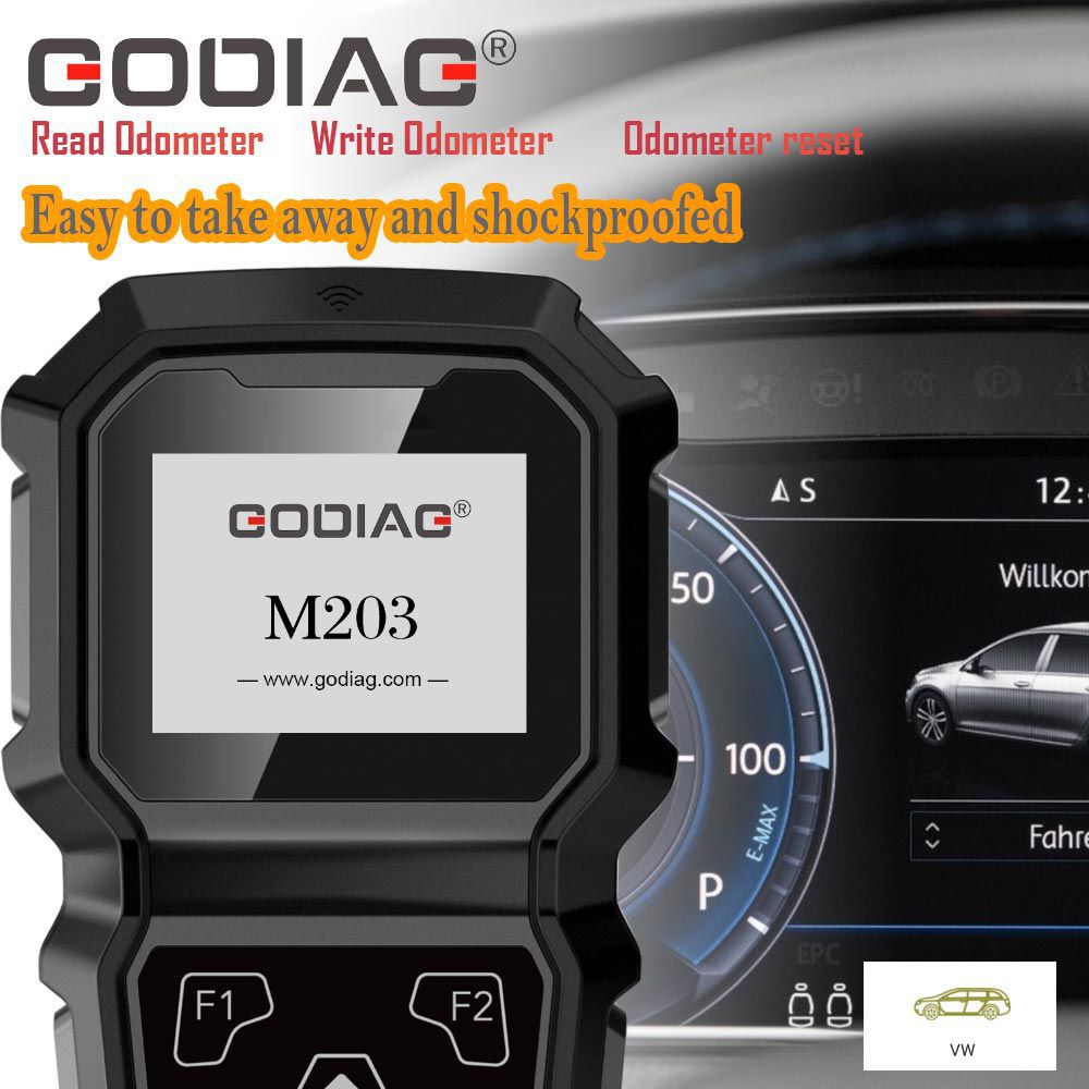 Godiag M203 VW Handheld OBDII odometer Adjustment Professional Tool