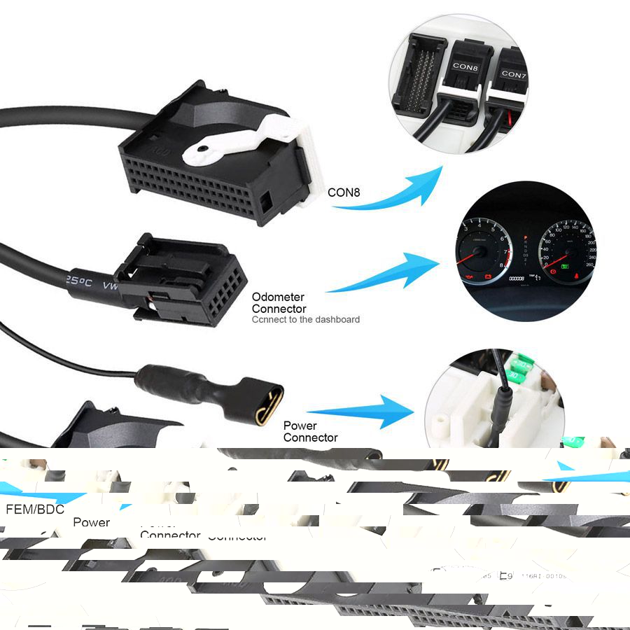 Plate - forme d'essai godiag BMW FEM / BDC en conjonction avec xhorse vvdi2 / Key Tools plus pad, Hotel im608, cgdi BMW, etc.