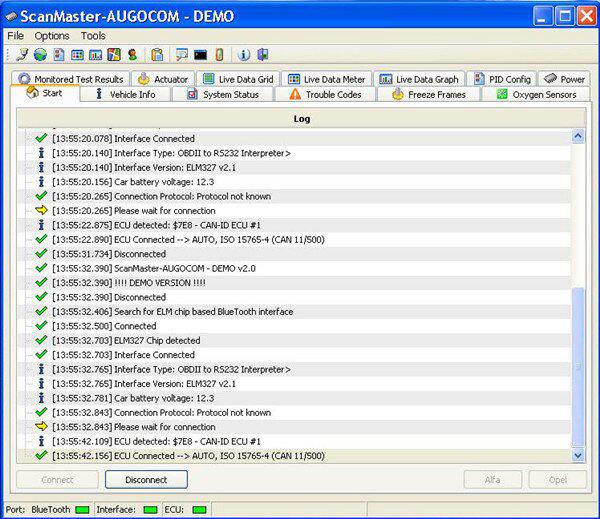 Logiciel de scanneur augoco - OBD2 - display - 3