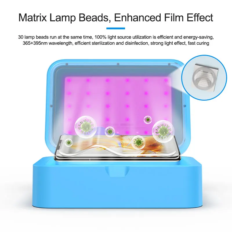 SUNSHINE S-918B SE Machine de pelliculage UV sous vide intelligente Machine de maintien sous vide de durcissement UV pour outils de réparation d'applications de films