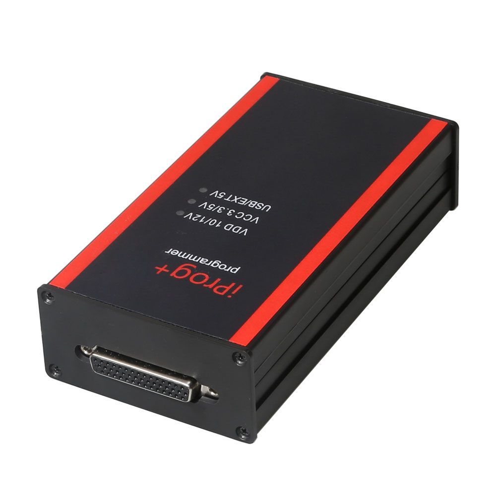 V87 Iprog+ Pro avec 7 adaptateurs Support IMMO + Correction du kilométrage + Réinitialisation d'airbag