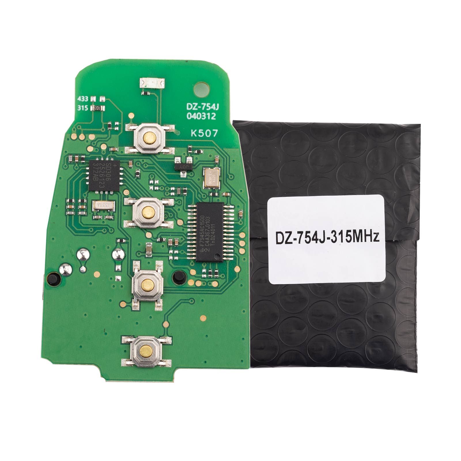 La carte KEYDIY DZ-754J prend en charge 315 MHz et 433 MHz