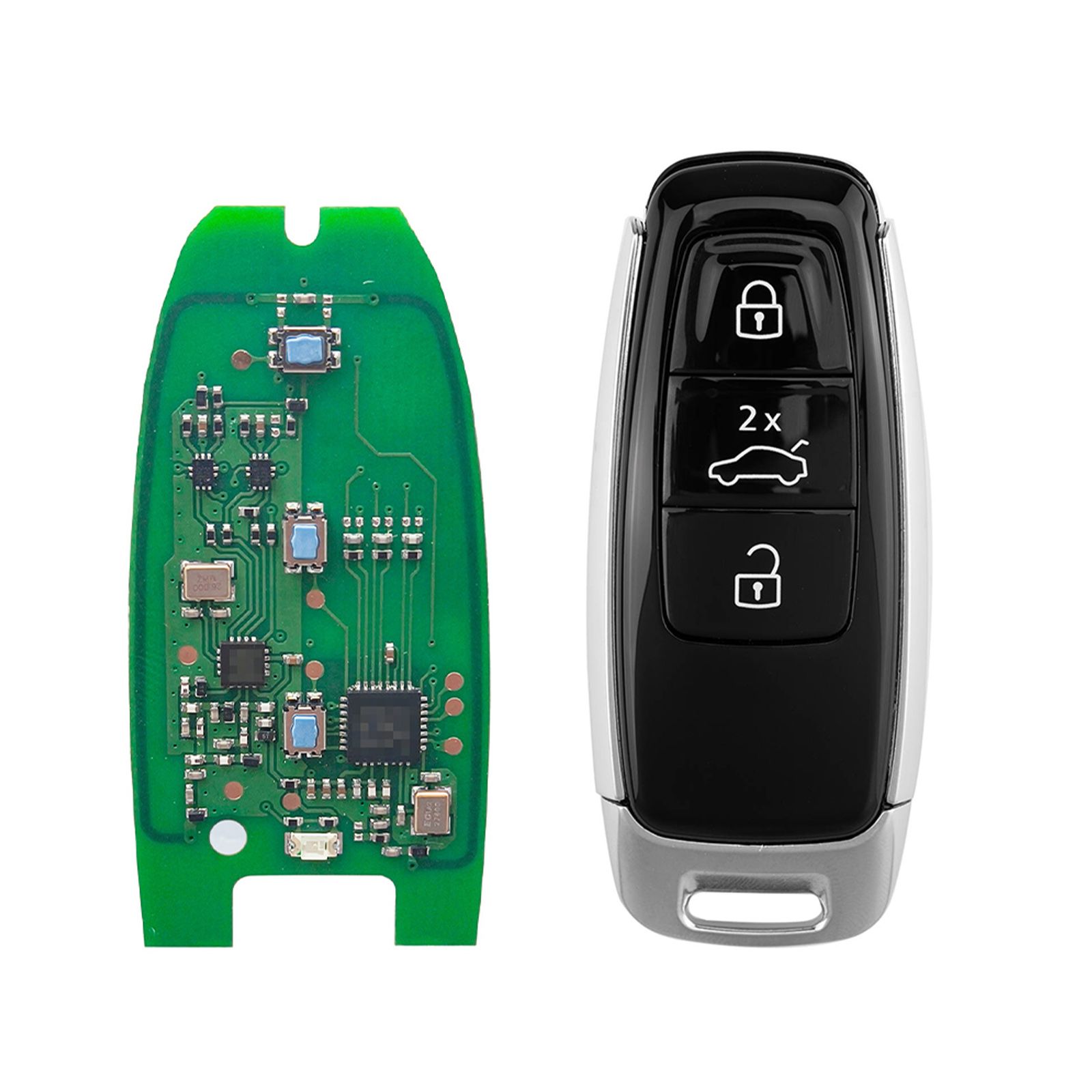 Clavier PCB KEYDIY FGB08 2026 avec coque pour Volkswagen, Audi ZA und FGA – Programmation compatible MQB 5D
