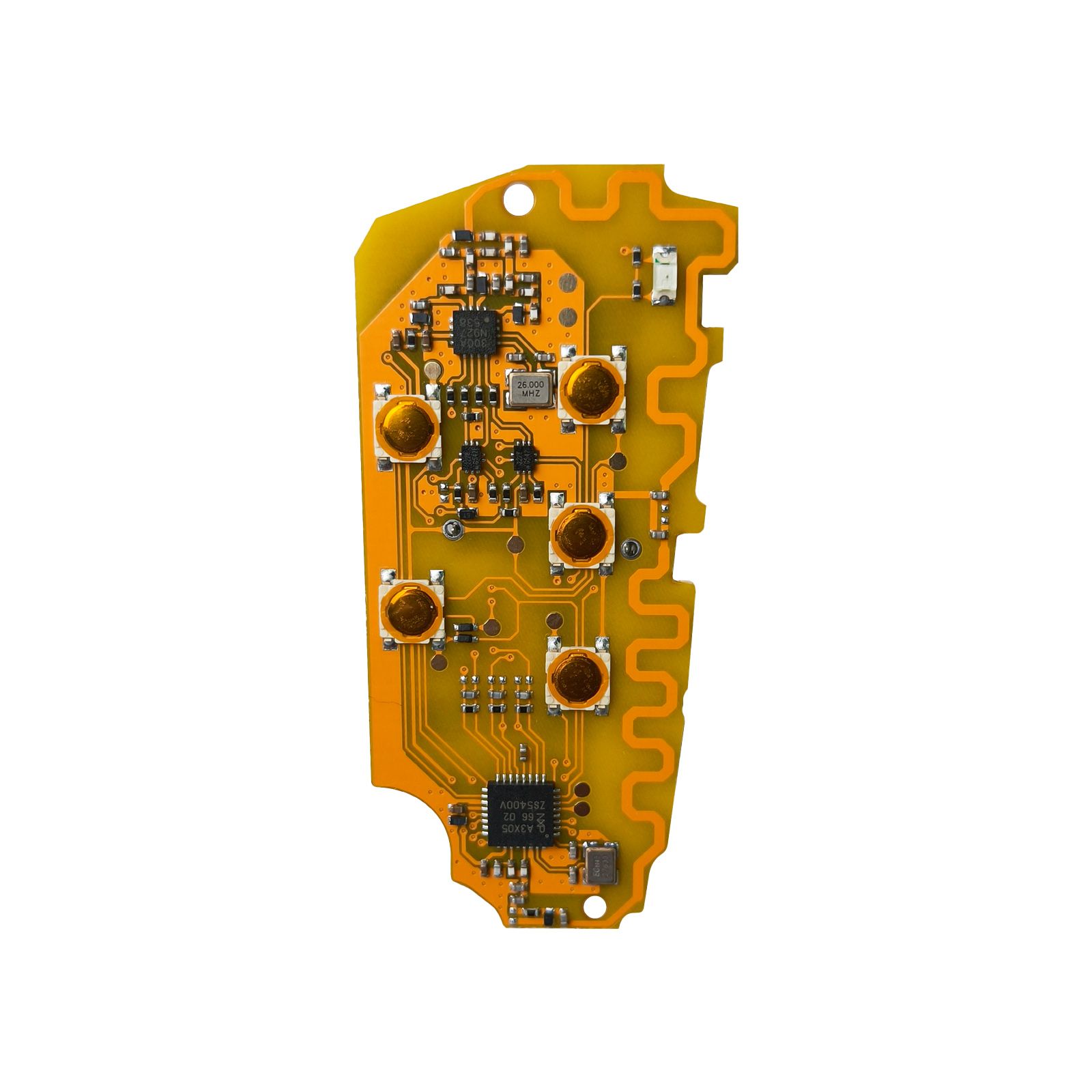 Carte PCB KEYDIY FGB25-5 2026 avec coque à 3 boutons et 5 boutons – Compatible VW, Audi, Porsche, BMW génération 5C/5D