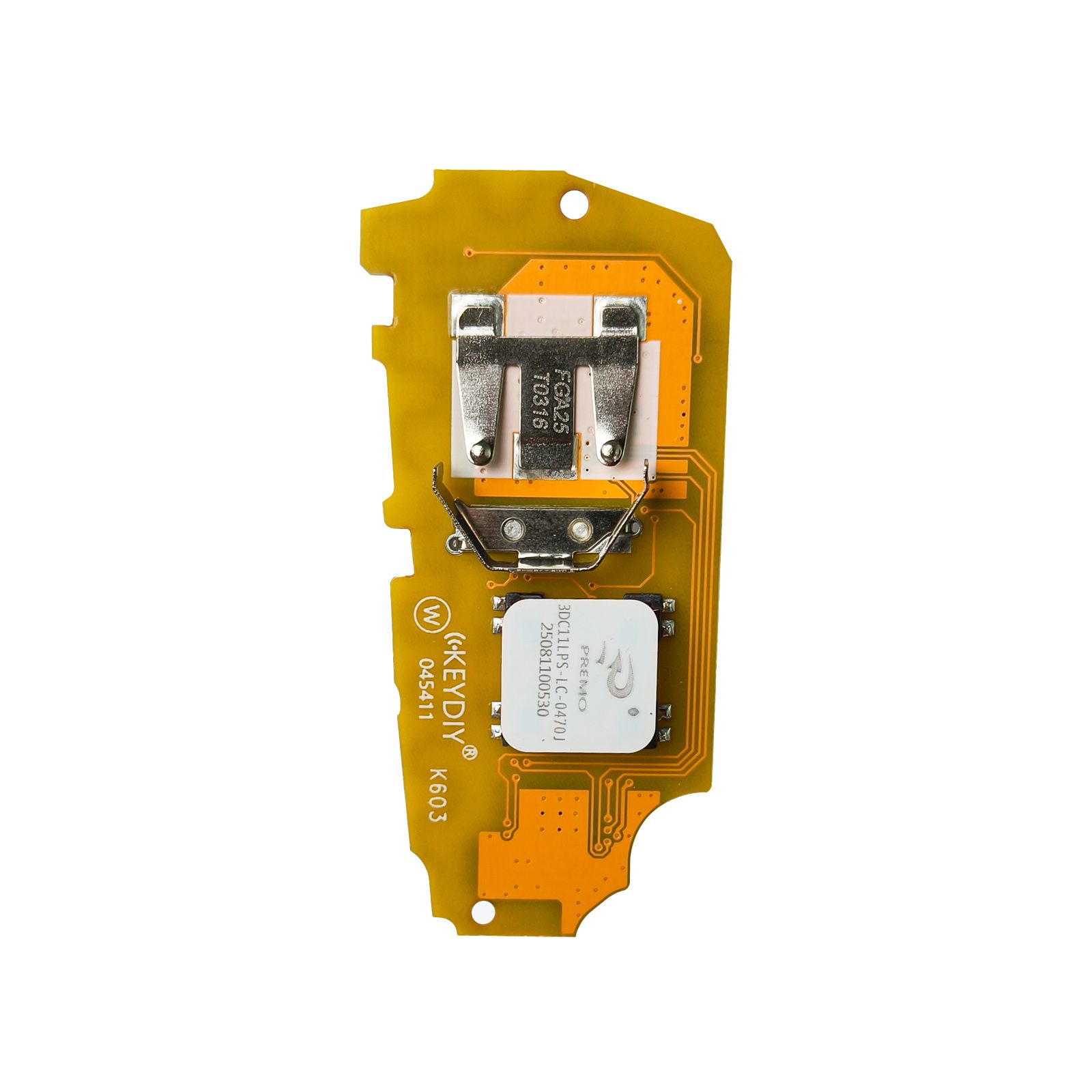 Carte PCB KEYDIY FGB25-5 2026 avec coque à 3 boutons et 5 boutons – Compatible VW, Audi, Porsche, BMW génération 5C/5D