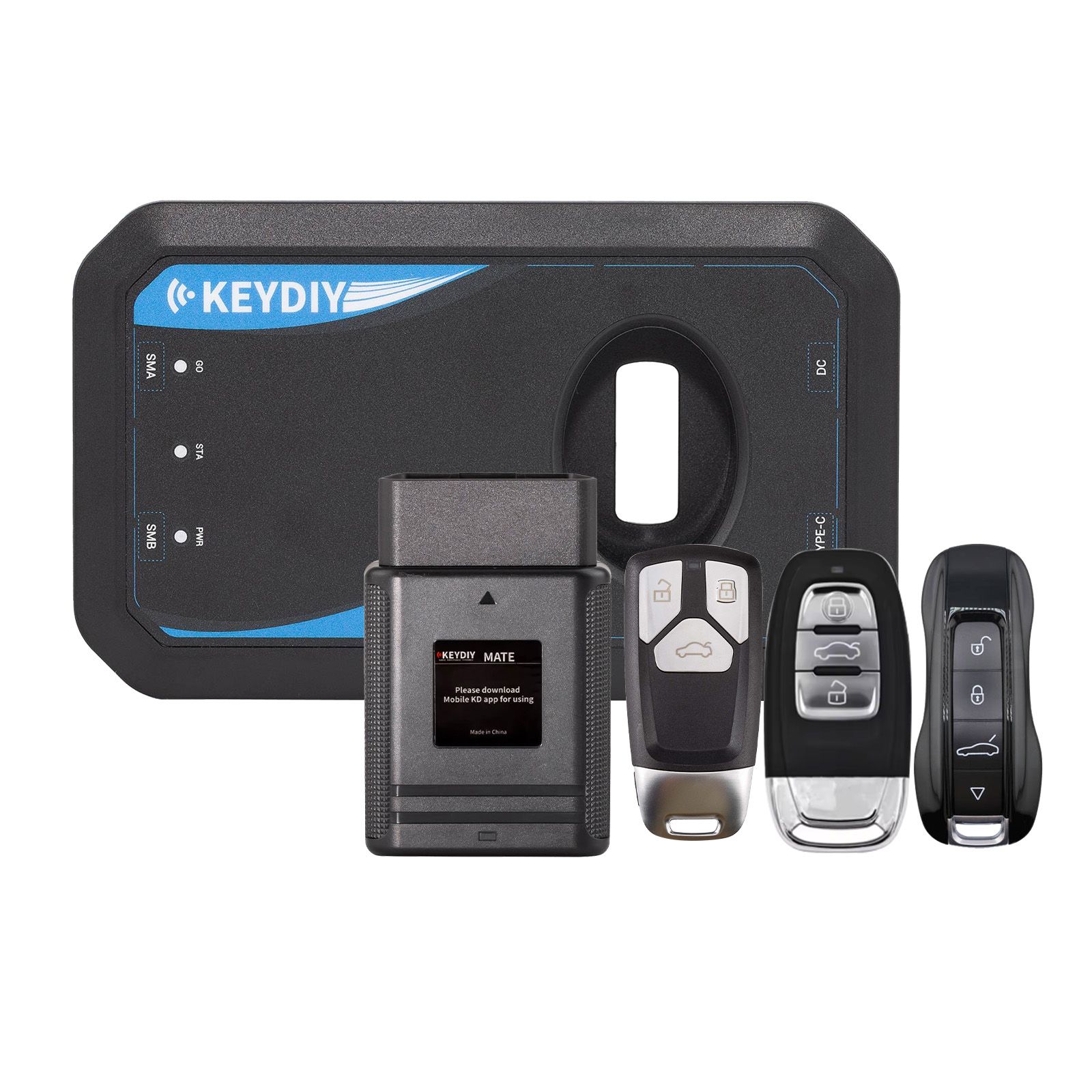 Kit promotionnel KEYDIY KD-MP 5-en-1 Télécommandes KEYDIY KD-MP + KD-MATE + MLB08 + MLB19 + MLB26