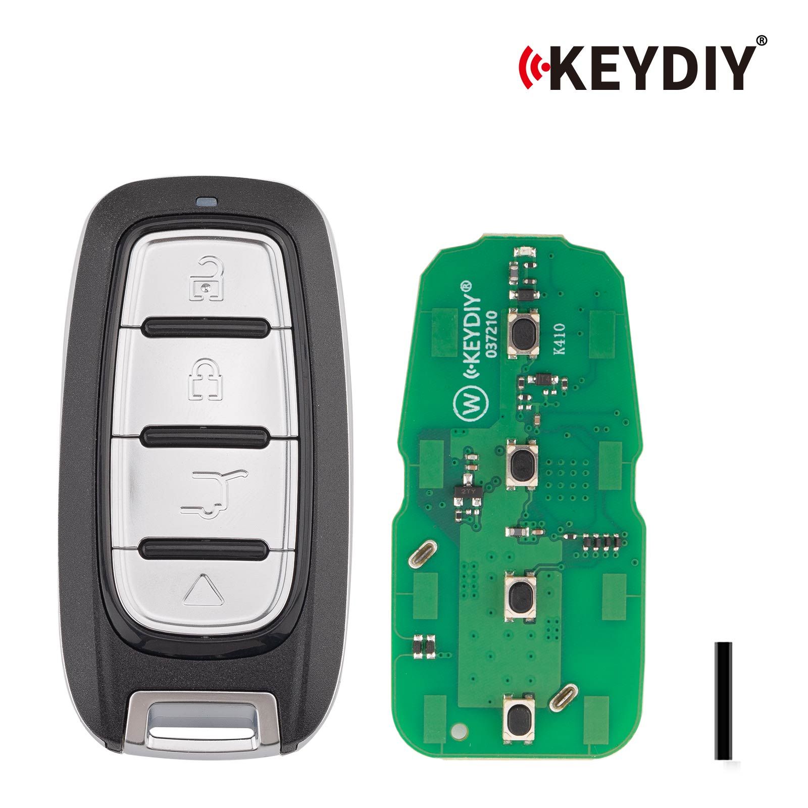 Clé à distance intelligente universelle KEYDIY KD TB27-4 à 4 boutons pour Chrysler – Lot de 5 pièces