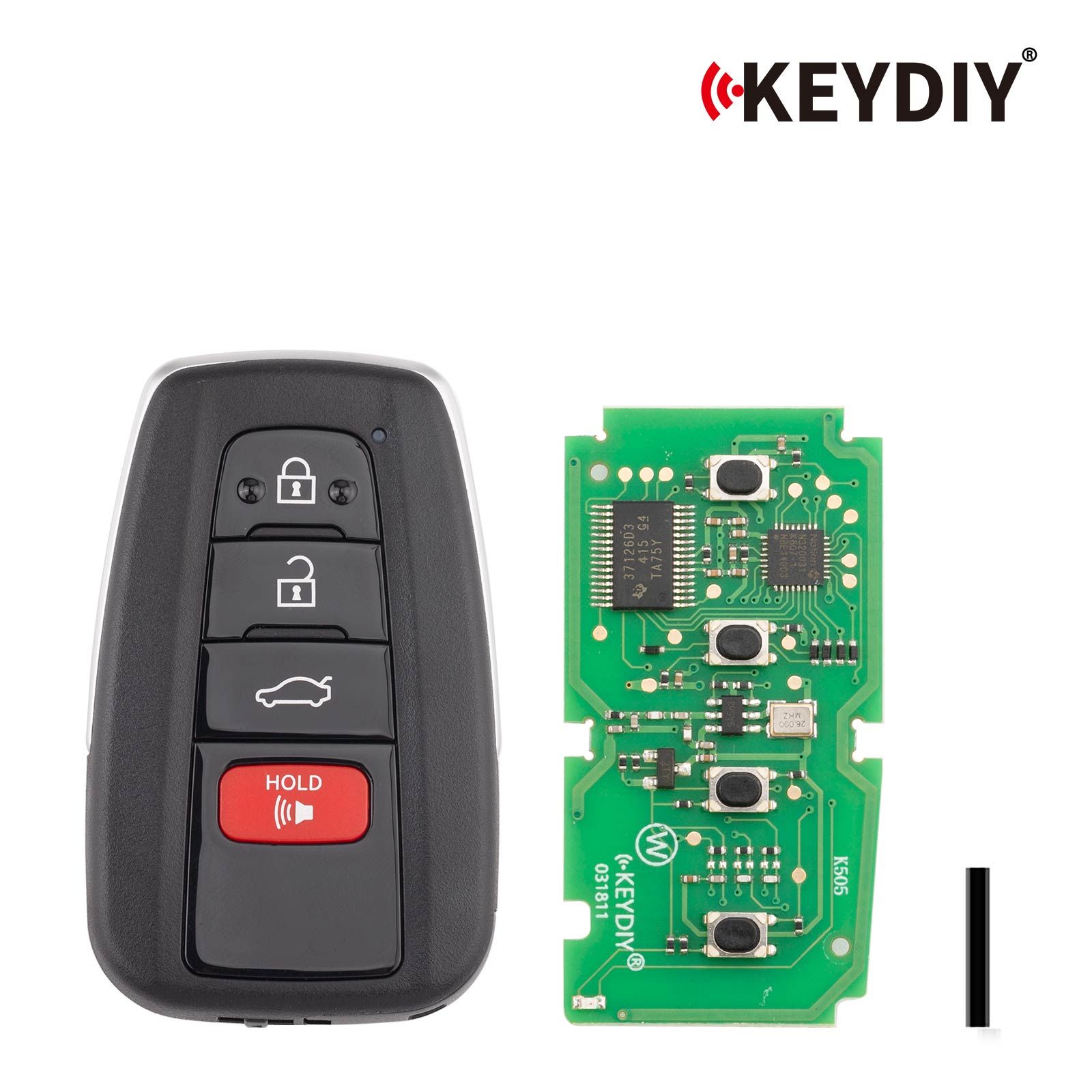 KEYDIY KD TDB36-4 Universal Smart Remote Key 3+1 Boutons pour Toyota Type 5pcs/lot