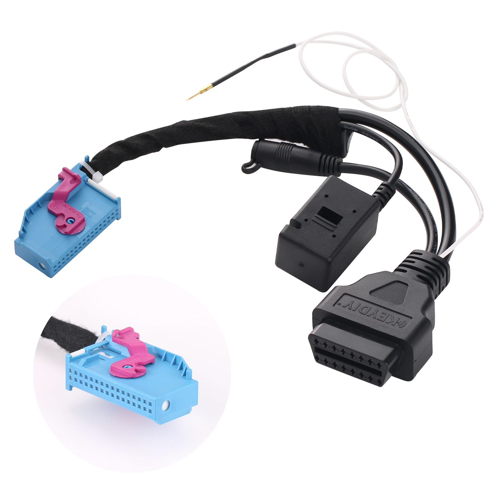 KEYDIY KD-VWO1 Cable Fix Kilométrage Flashing pour le tableau de bord de Volkswagen 4ème et 4ème génération