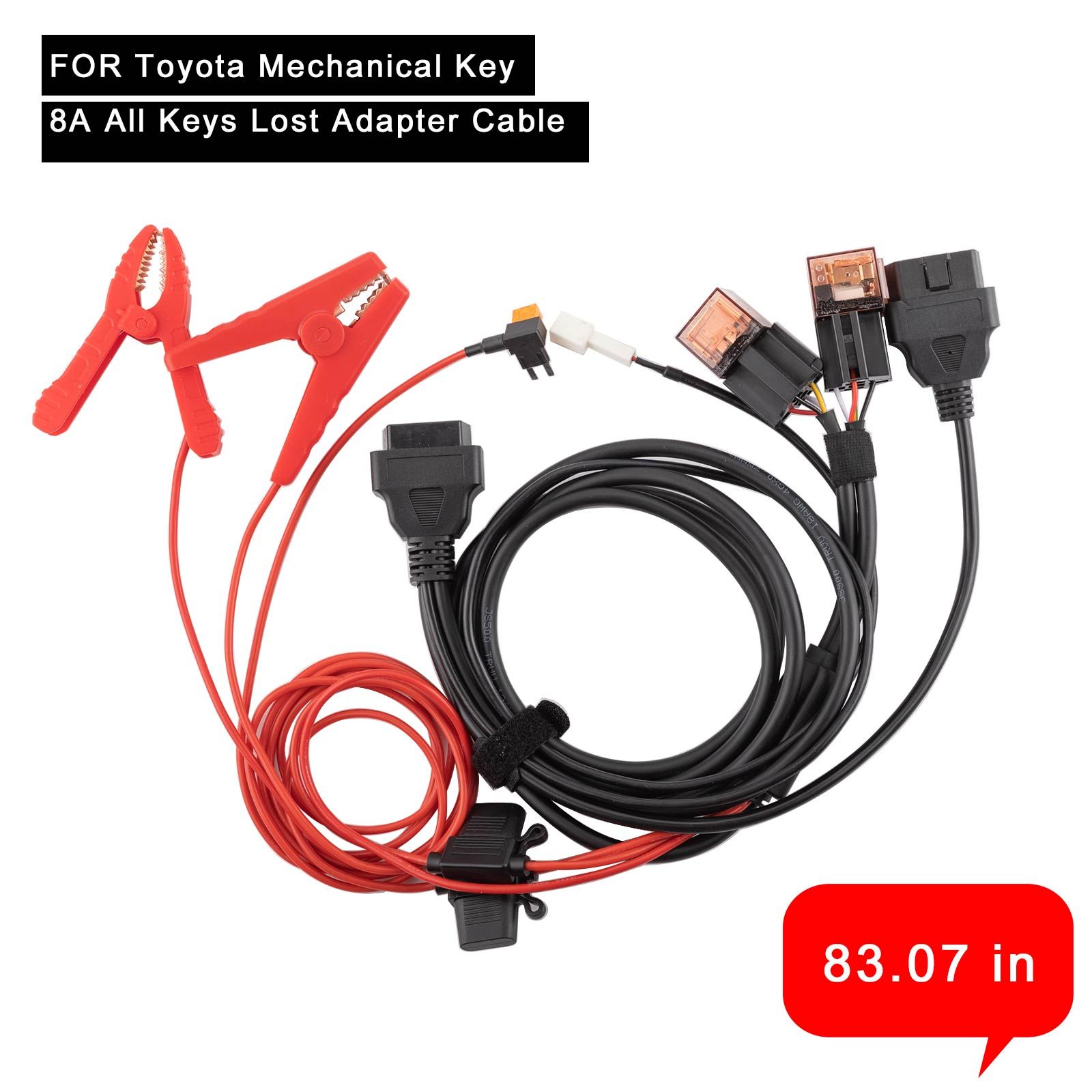 KEYDIY Toyota 8A (BA) 4A tout perdu Toutes les clés Câble d'adaptateur perdu