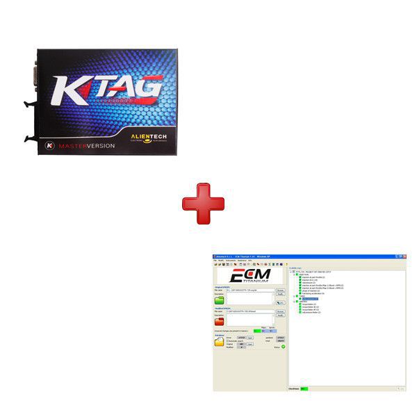 Ktag K - Tag V2.10 + ECM titane v1.61 et 18 475 conducteurs