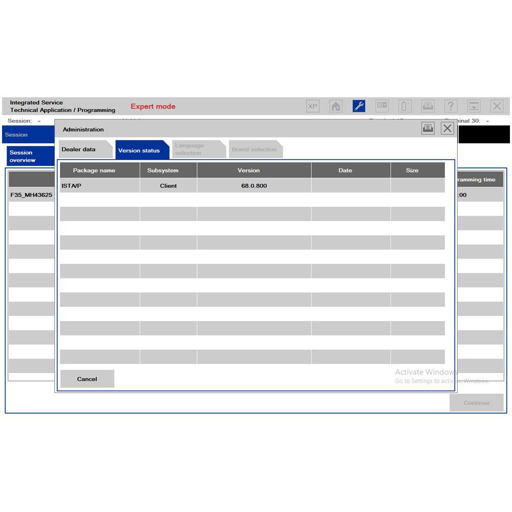 Version 2022.6 BMW ICOM Software HDD win10 System ISTA - d 4.35.20 ISTA - P 3.68.0.0008, Engineer Programming 500GB Hard Drive