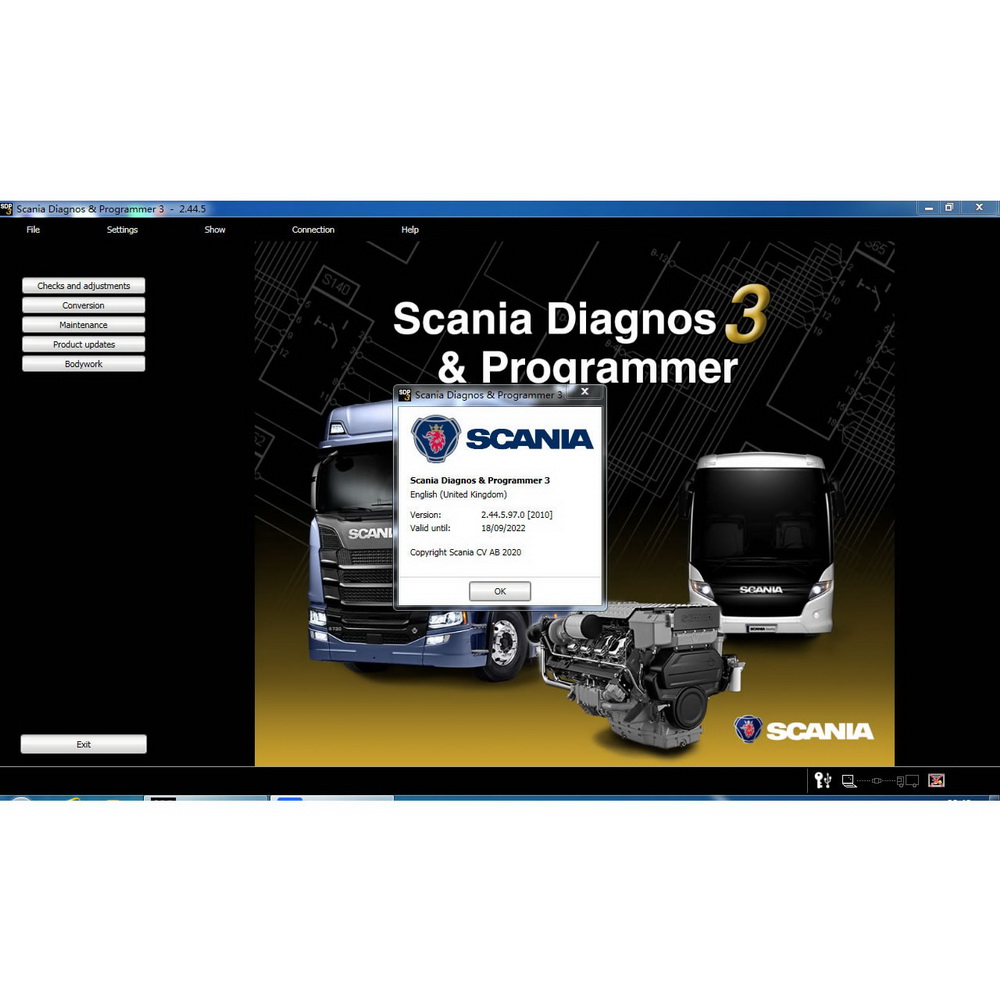 Scania SDP3 2.65.1 Diagnostique et programmation pour VCI 3 VCI3 sans dongle (service d'installation)