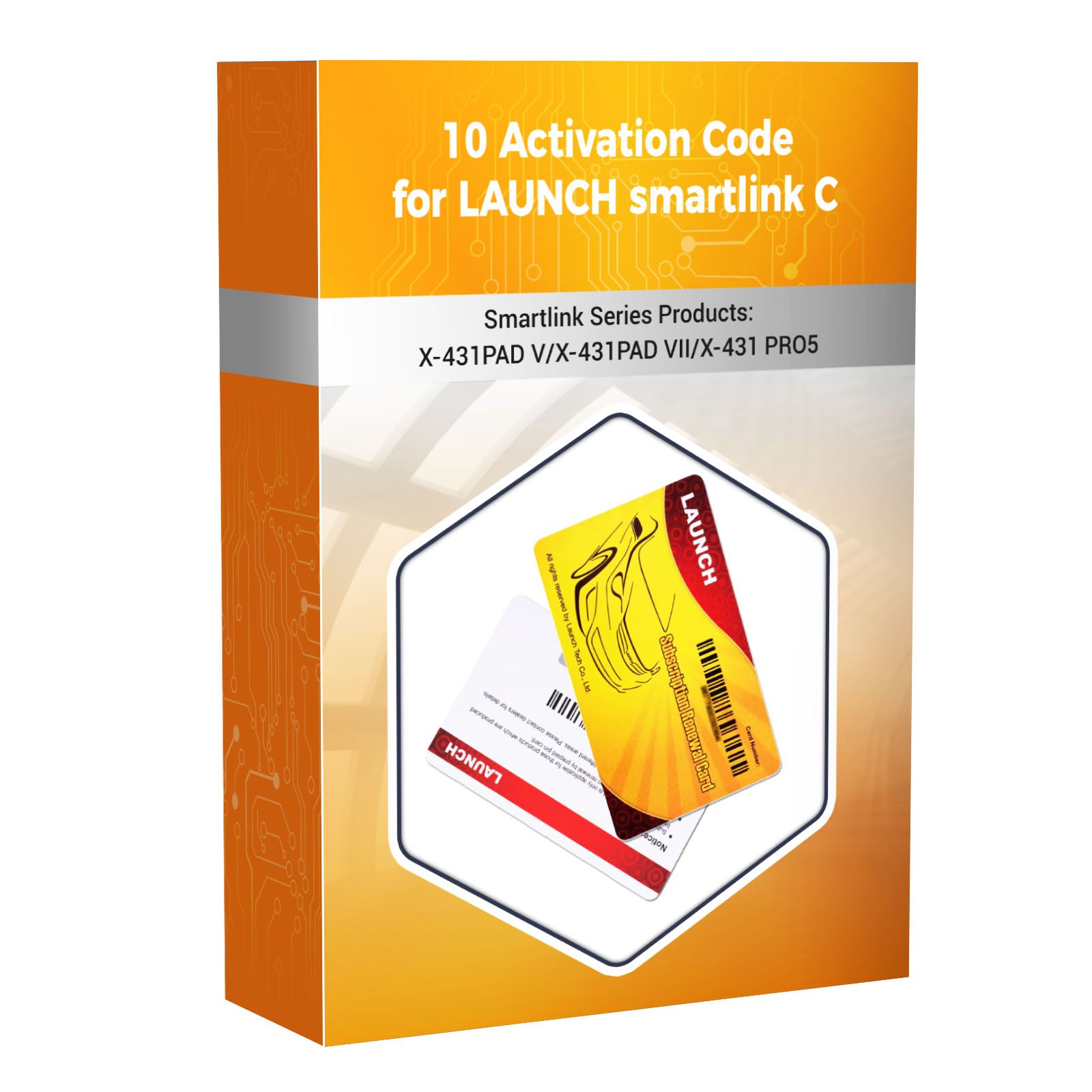 Lancement - Carte d'activation 10 fois pour la fonction de diagnostic à distance super Smartlink C