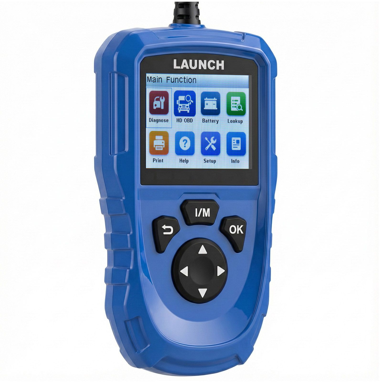 LAUNCH CR HD V2 Commercial Vehicle E-commerce Standard Configuration Supports HD OBD & EOBD  Fast Fault Code Reading/Clearing, Battery Check