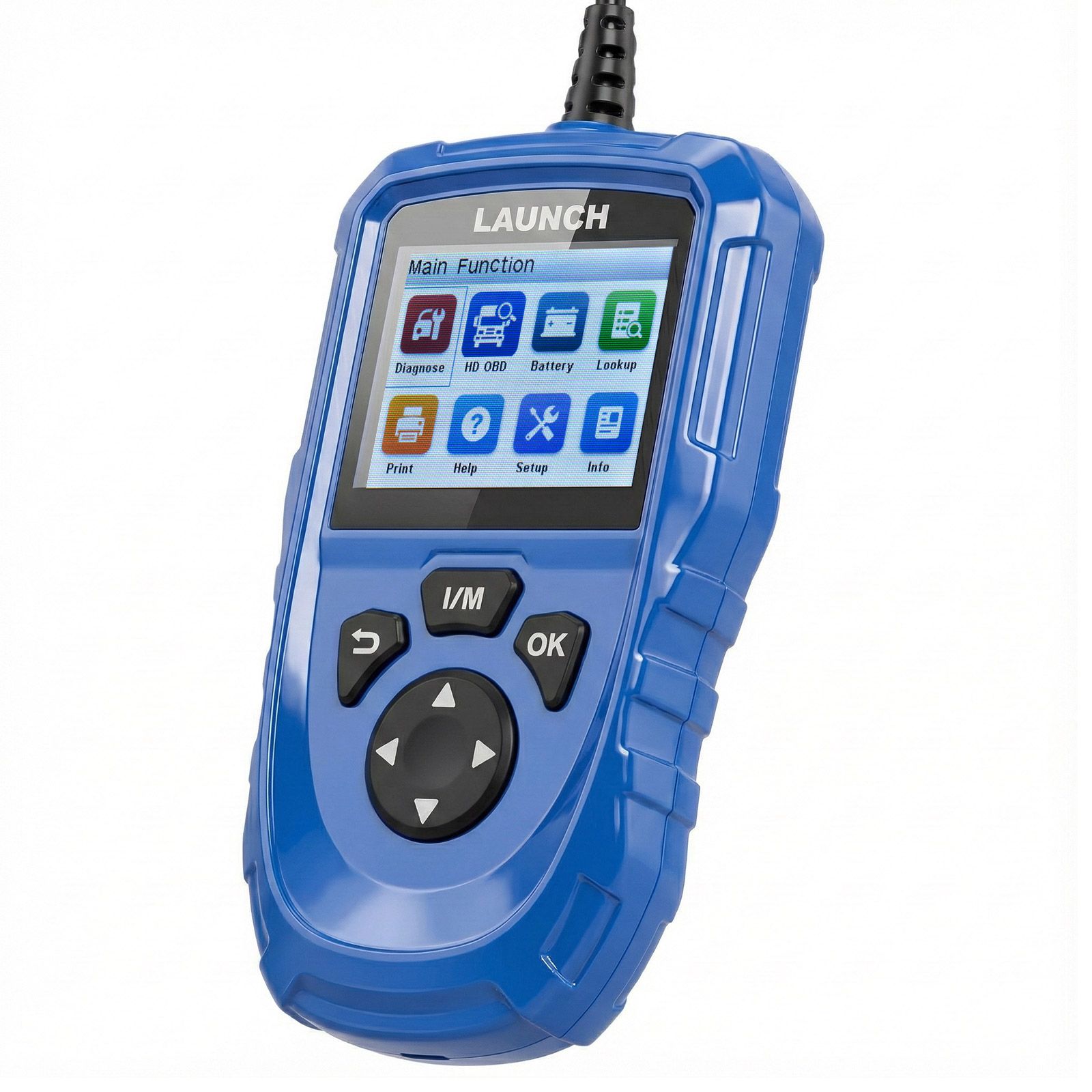 LAUNCH CR HD V2 Commercial Vehicle E-commerce Standard Configuration Supports HD OBD & EOBD  Fast Fault Code Reading/Clearing, Battery Check