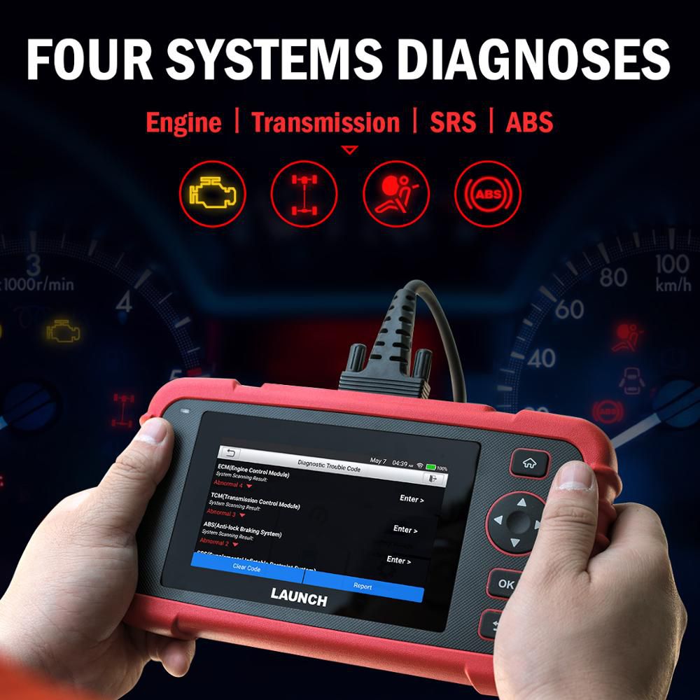 Démarre le lecteur de Code crp123x OBD2 pour le diagnostic de la boîte de vitesses de moteur ABS SRS et la mise à jour gratuite en ligne du Service autovoin tout au long de la vie.