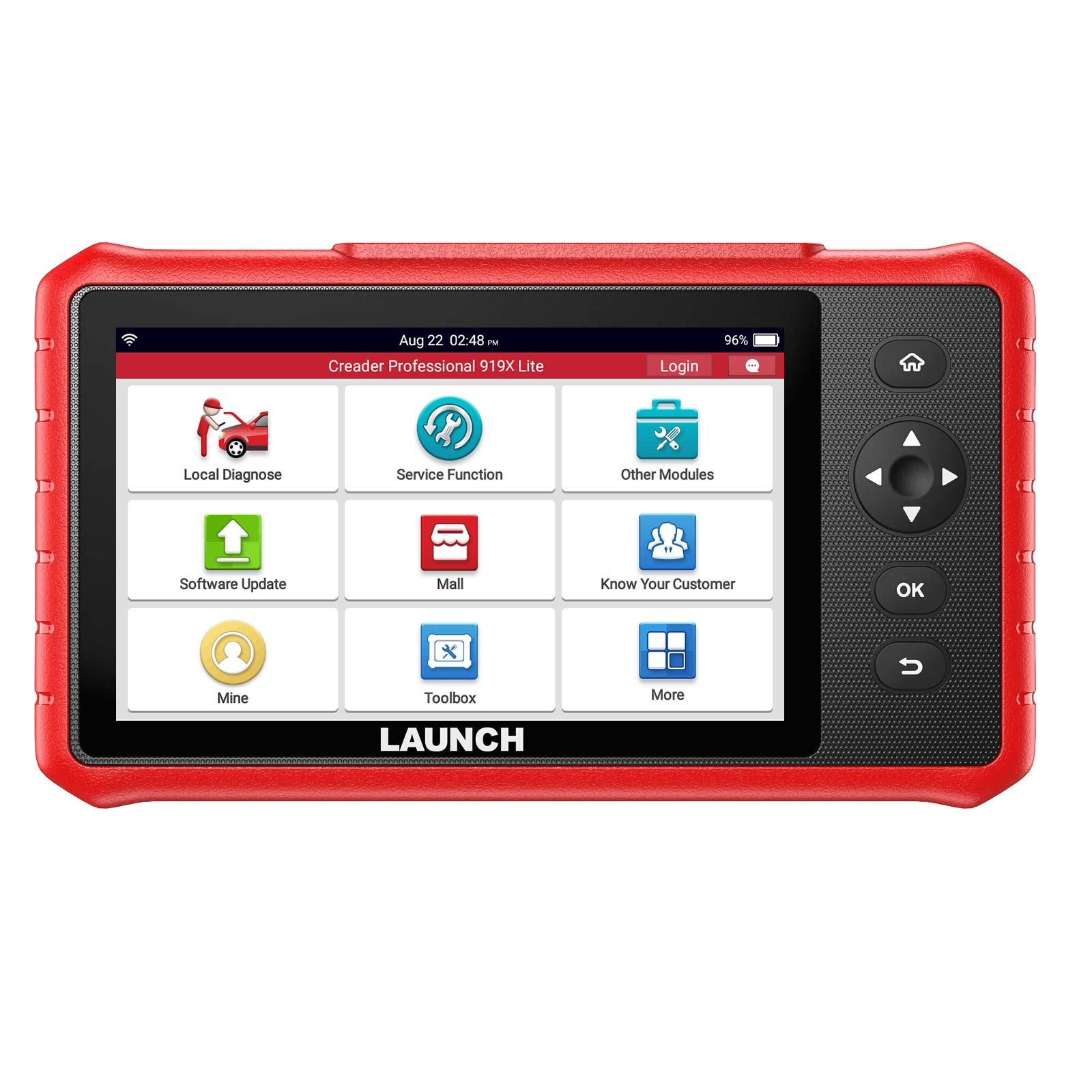 CRP919X Lite Global Version Support 31 Fonctions spéciales Fonctions OBD II complètes Identifier automatiquement le code VIN