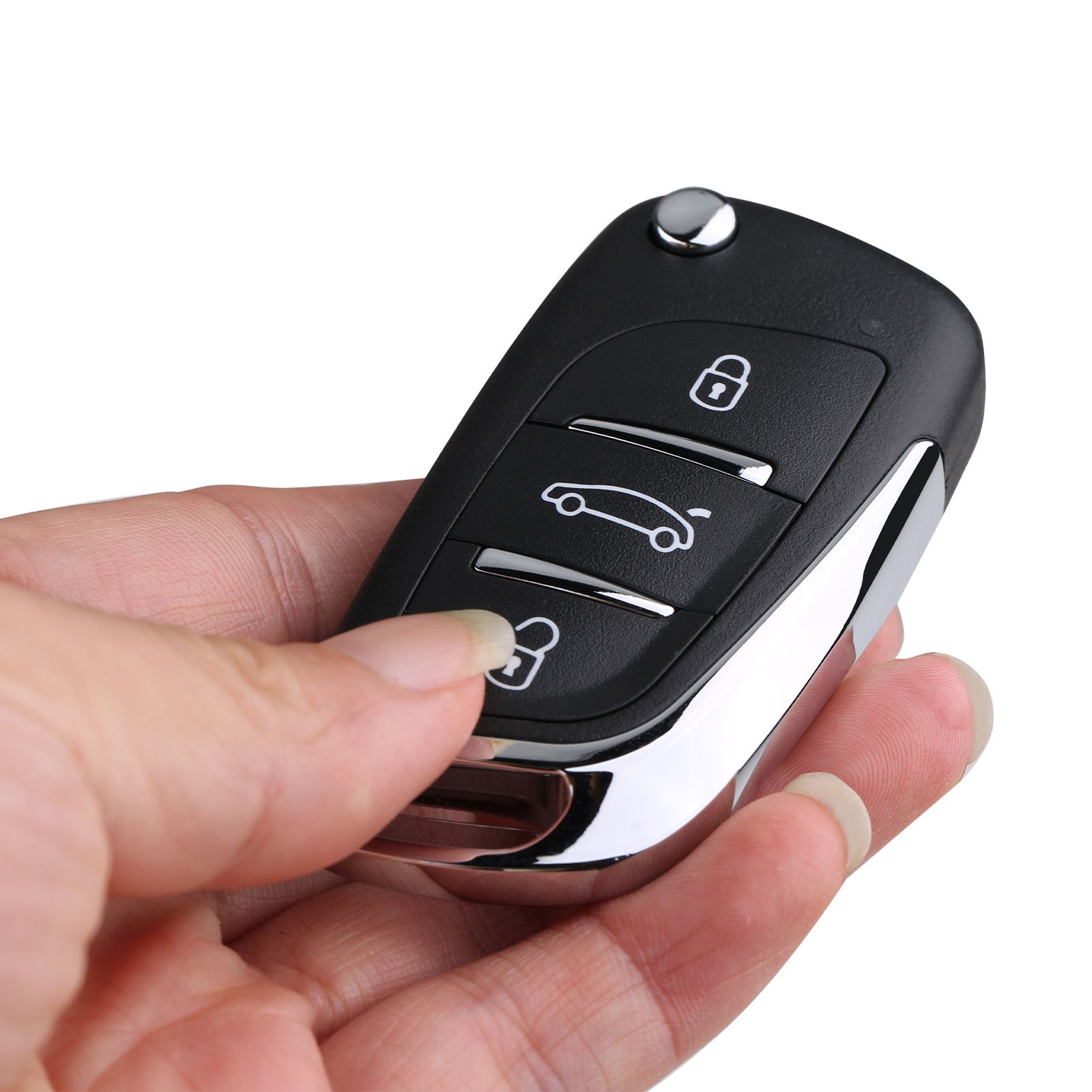 Lancer LN3-PUGOT-01 LN-Peugeot DS Smart Key (pliant 3 boutons) 5pcs / lot