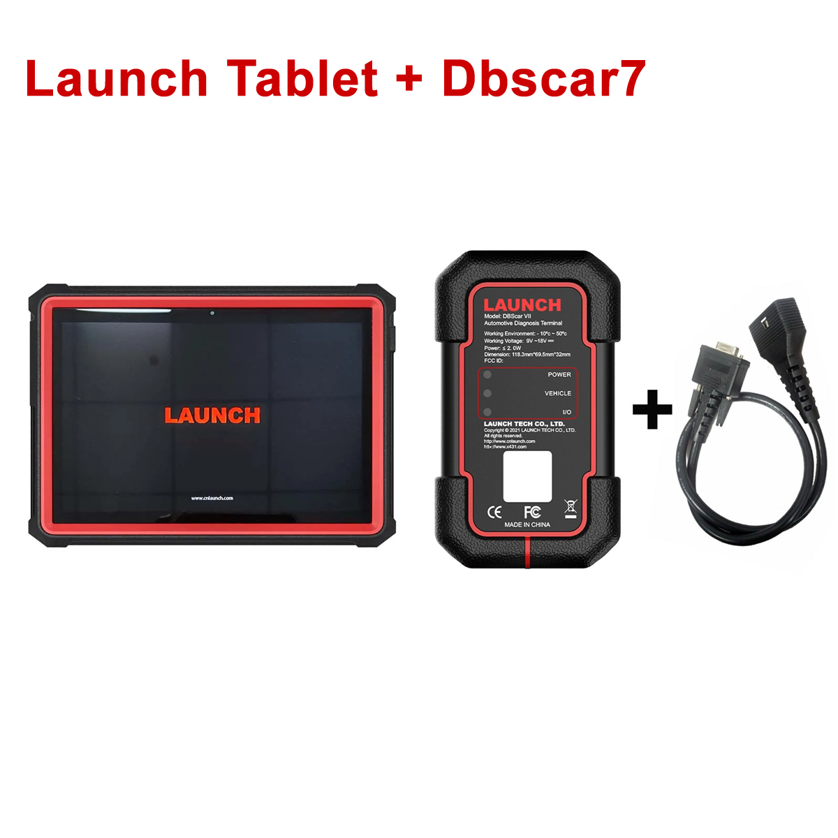 Lancement tout neuf DBScar VII Connecteur Bluetooth DBSCAR 7 Support CANFD DOIP Travailler avec Tablette de lancement