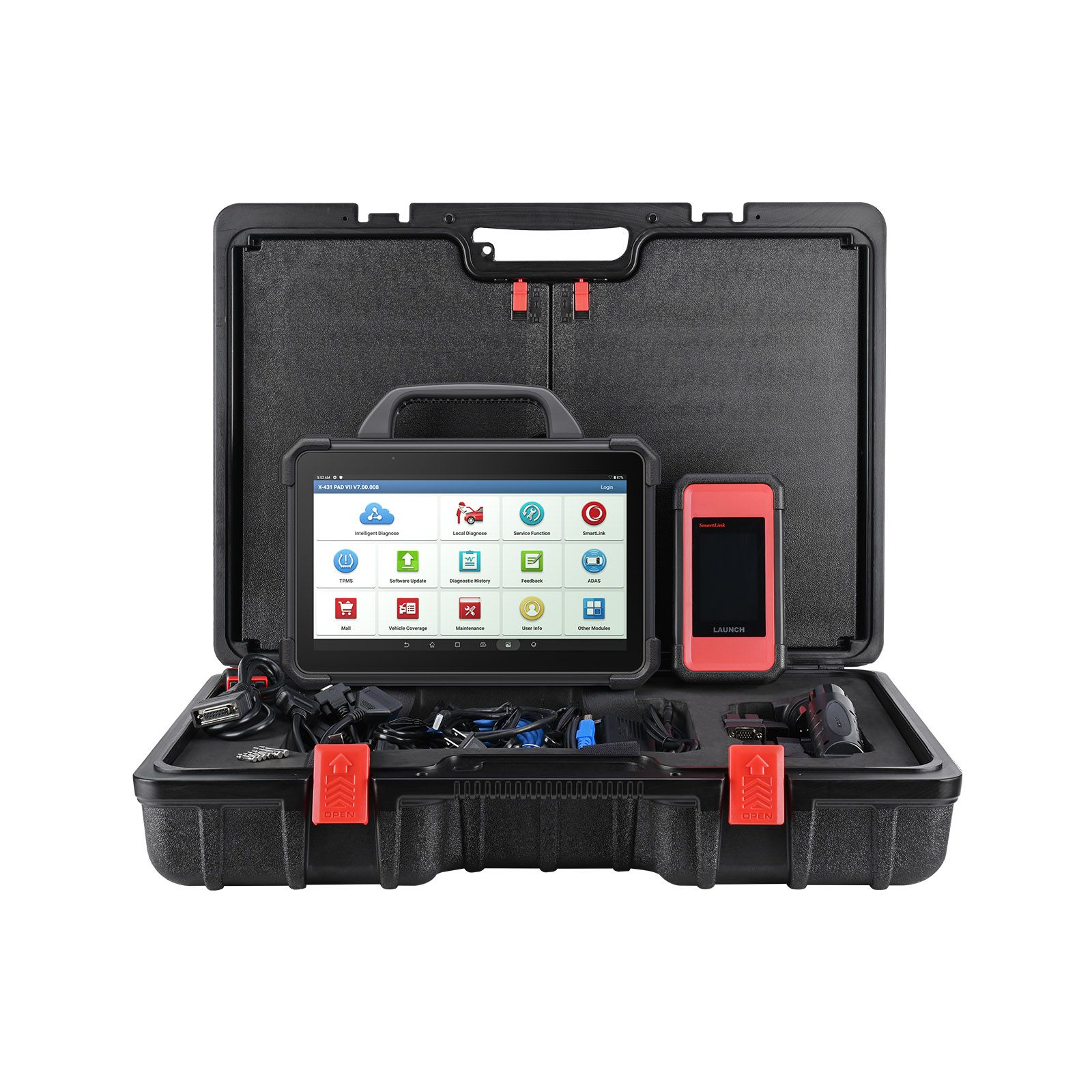 2024 Lancement X-431 PAD VII PAD 7 Elite Automotive Diagnostic Tool plus X431 EV Diagnostic Upgrade Kit avec carte Supports New Energy Battery Diagnostics
