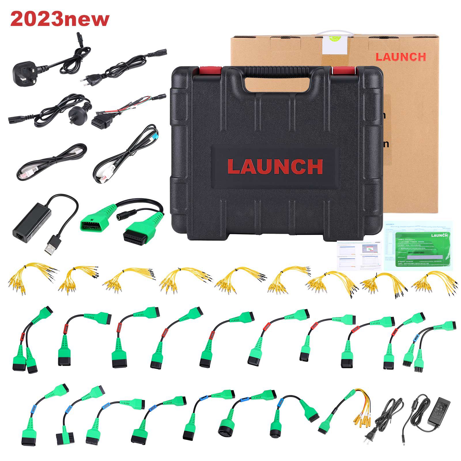 2024 Lancement X-431 PAD VII PAD 7 Elite Automotive Diagnostic Tool plus X431 EV Diagnostic Upgrade Kit avec carte Supports New Energy Battery Diagnostics