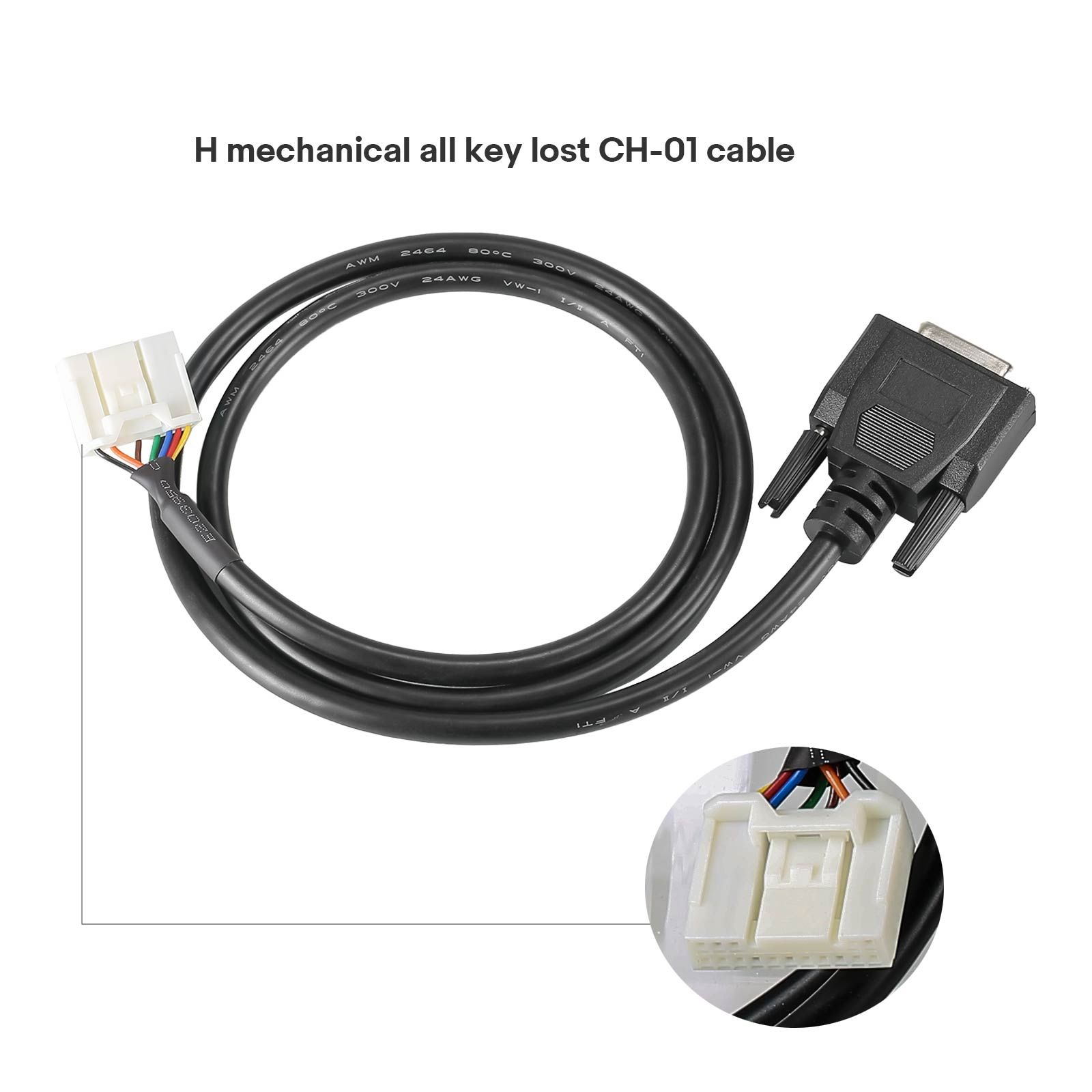 Lancement X431 Toyota CH-01 H Non-Smart Key CH-02 24-PIN et CH-03 27-PIN Adaptateurs pour IMMO ELITE / IMMO PLUS