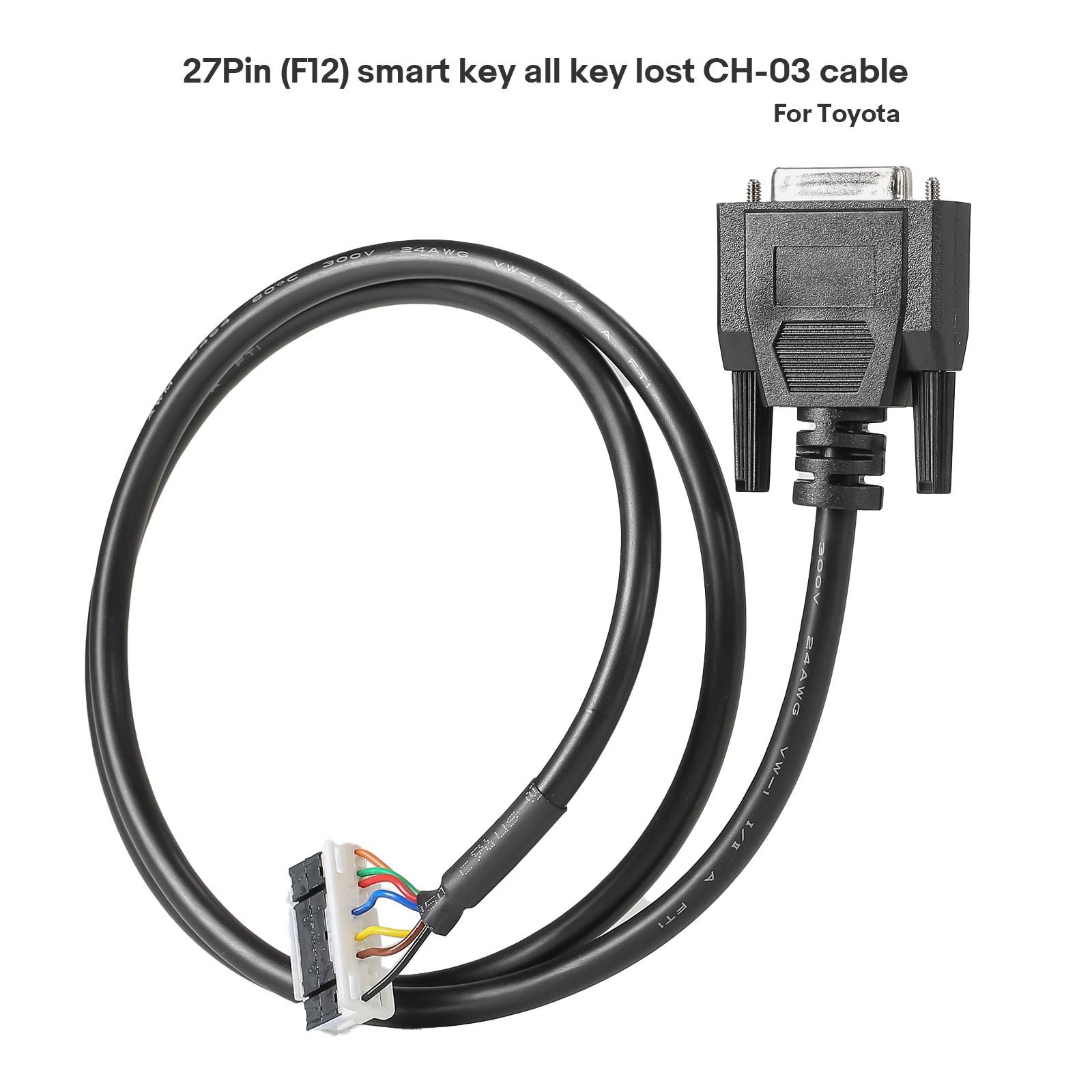 Lancement X431 Toyota CH-01 H Non-Smart Key CH-02 24-PIN et CH-03 27-PIN Adaptateurs pour IMMO ELITE / IMMO PLUS