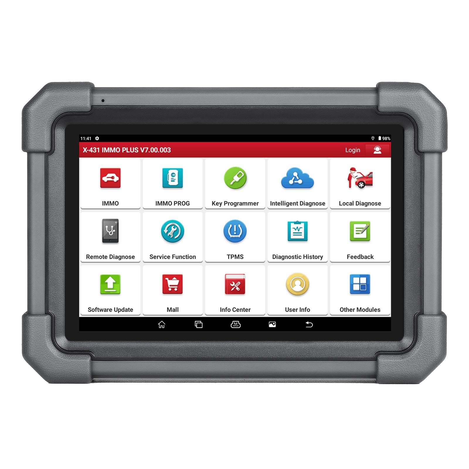 LAUNCH X431 IMMO PLUS Key Programmer avec X-prog3 IMMO ECU Diagnostics 3-en-1 prend en charge le codage de l'ECU, MQB RH850 BMW BDC2 Ajouter la clé