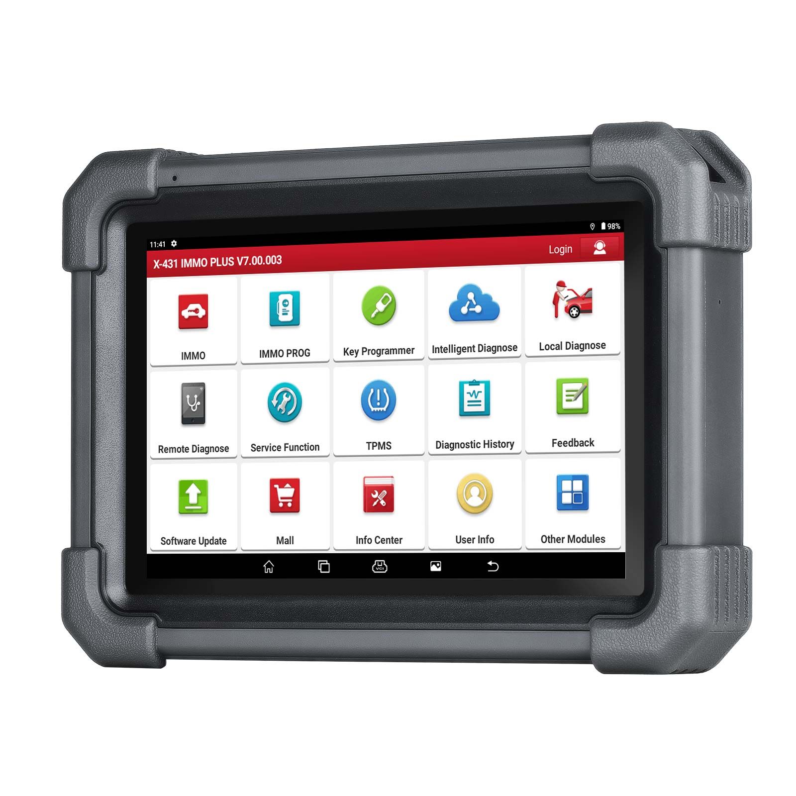 LAUNCH X431 IMMO PLUS Key Programmer avec X-prog3 IMMO ECU Diagnostics 3-en-1 prend en charge le codage de l'ECU, MQB RH850 BMW BDC2 Ajouter la clé