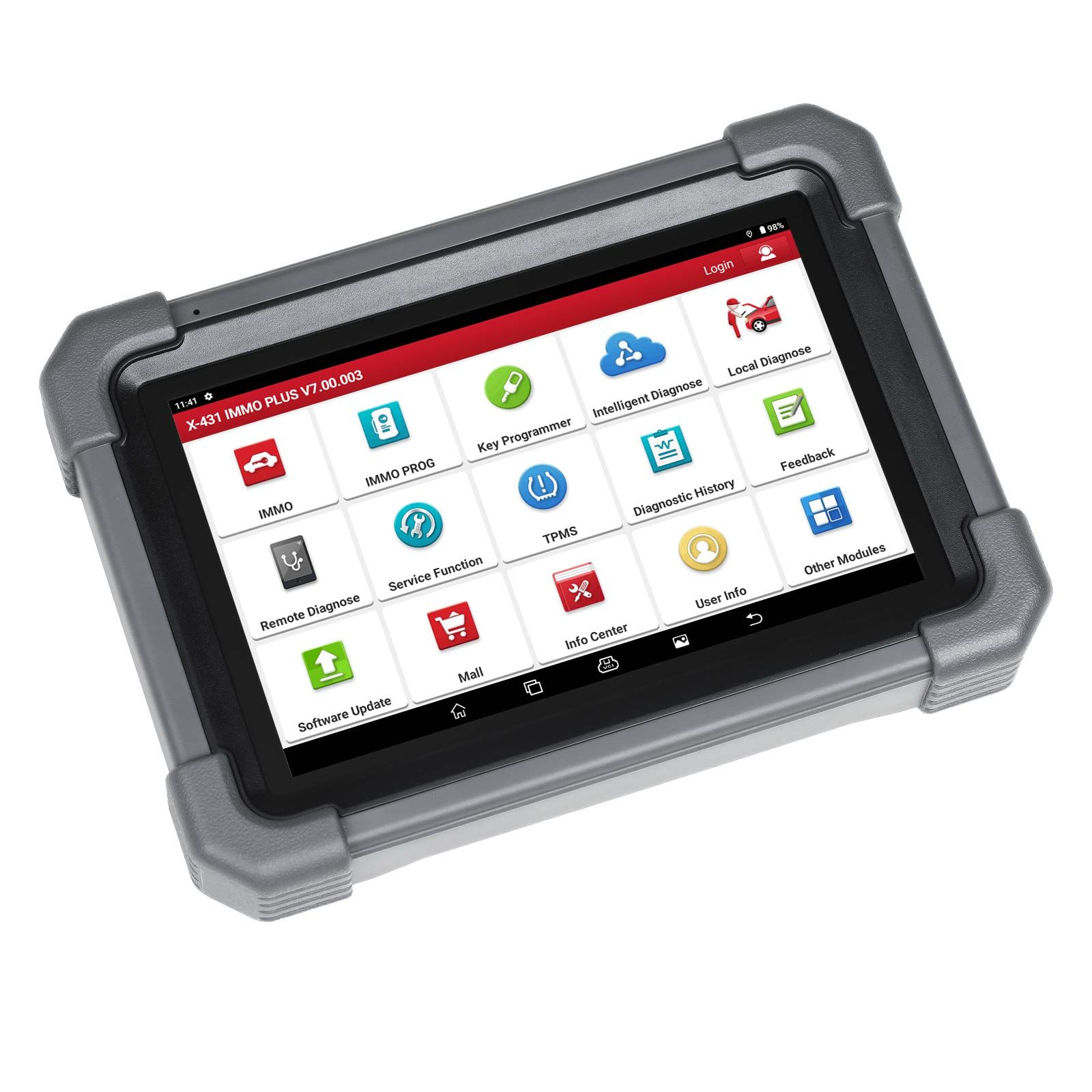 LAUNCH X431 IMMO PLUS Key Programmer avec X-prog3 IMMO ECU Diagnostics 3-en-1 prend en charge le codage de l'ECU, MQB RH850 BMW BDC2 Ajouter la clé