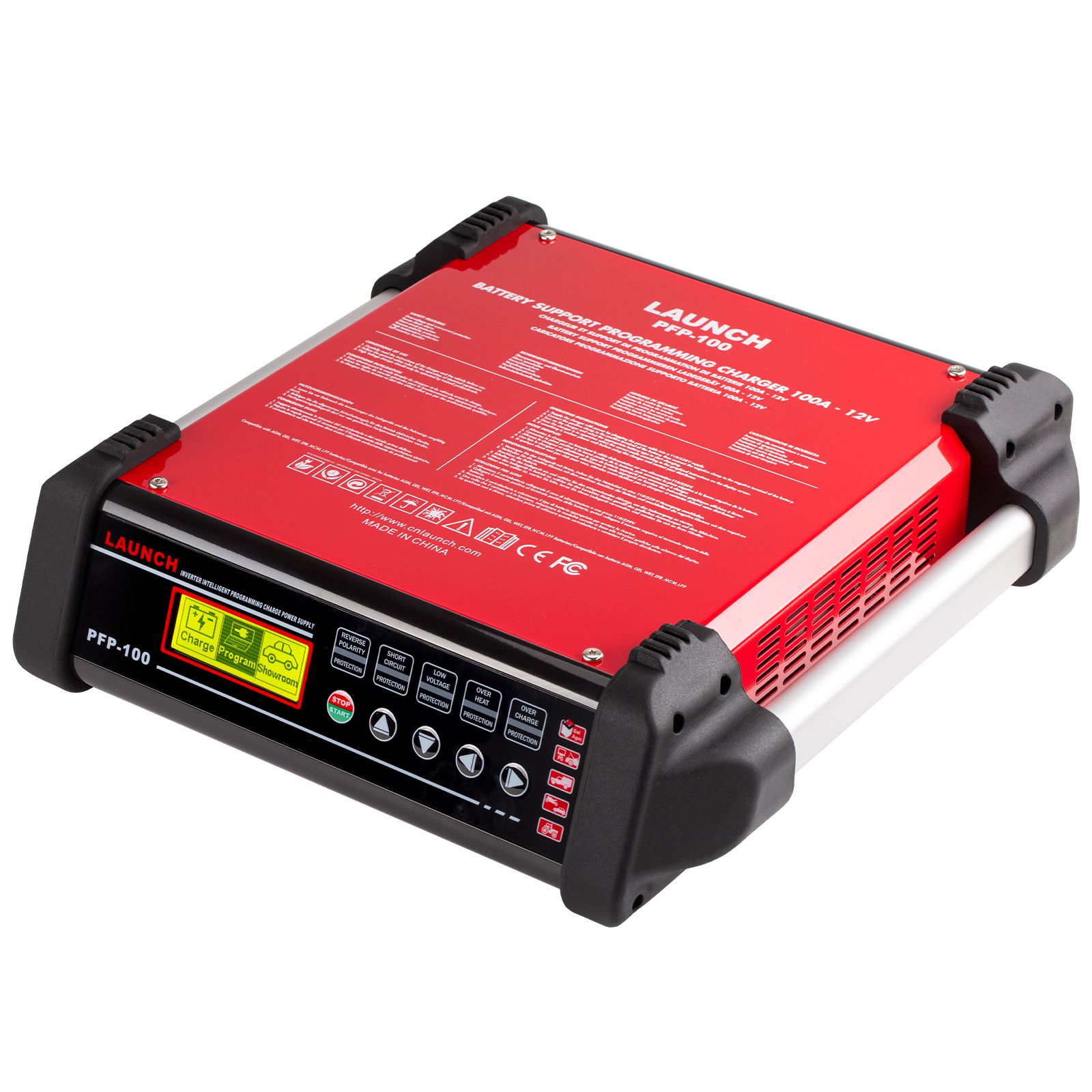 2025 LAUNCH PFP-100 Programmation Flash Power Chargeur de batterie de diagnostic avancé et entretien pour véhicules, voitures, camions, bateaux, tracteurs, bus