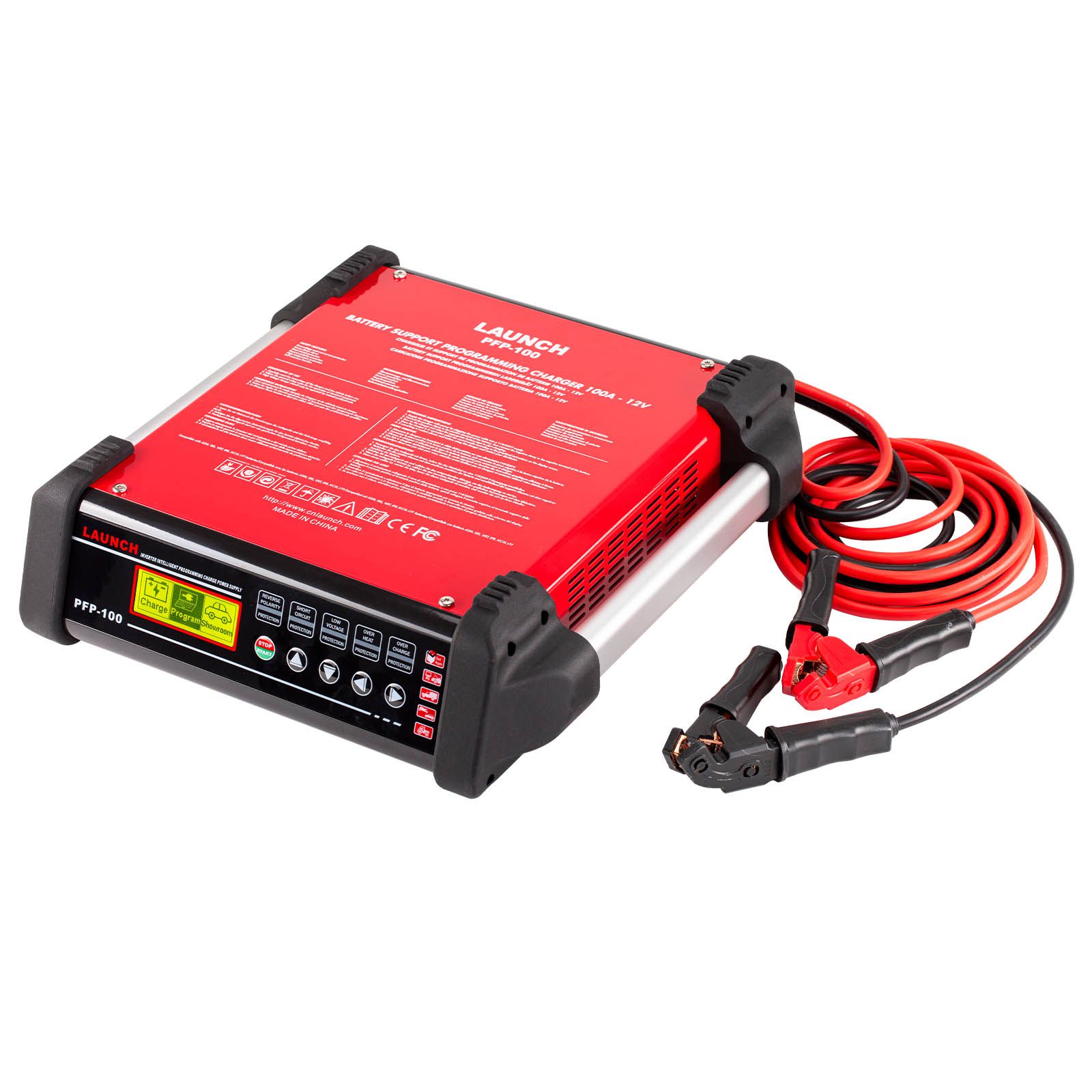 2025 LAUNCH PFP-100 Programmation Flash Power Chargeur de batterie de diagnostic avancé et entretien pour véhicules, voitures, camions, bateaux, tracteurs, bus