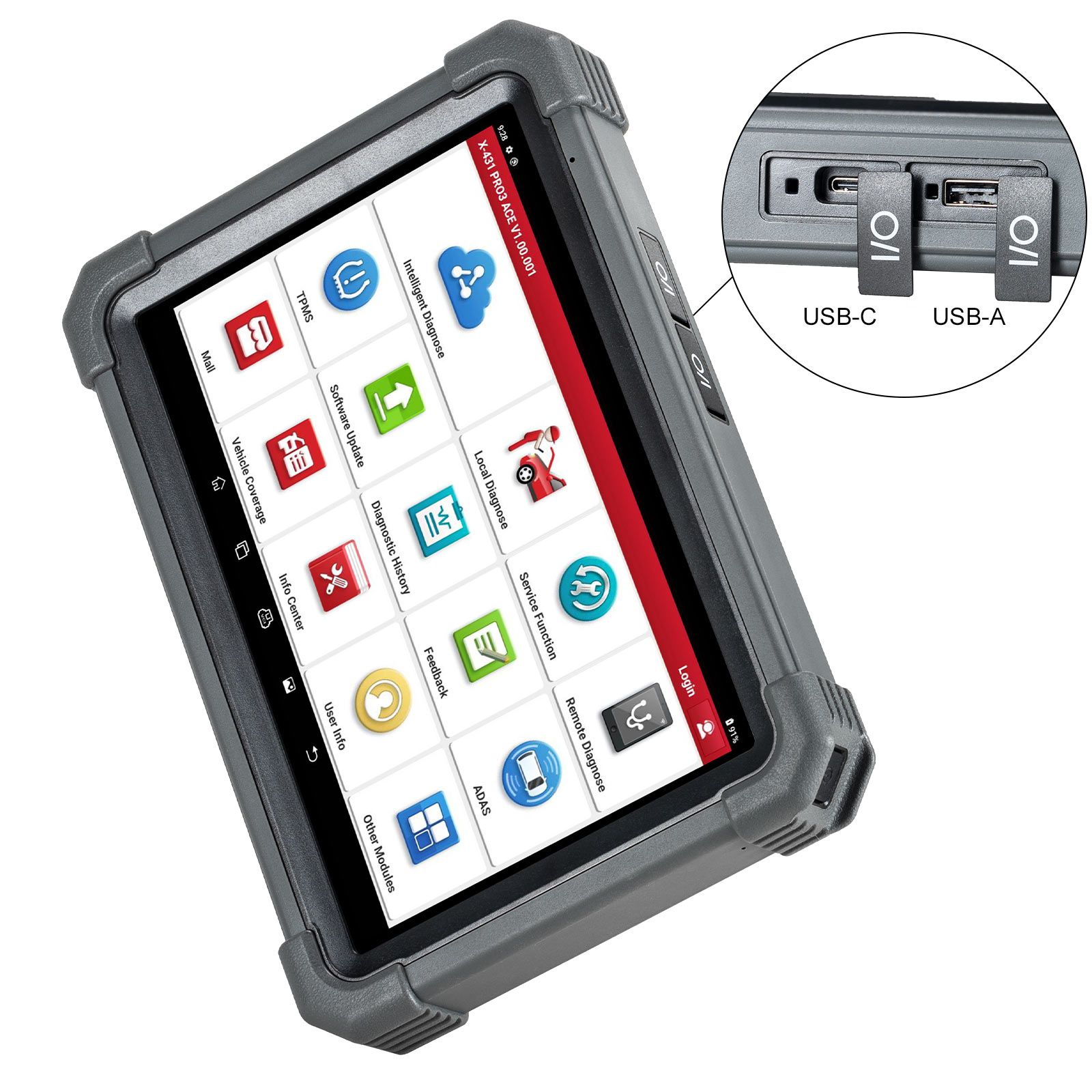 2025 lancer X431 PRO3 ACE outil de diagnostic prend en charge en ligne ECU Codage Topologie Carte CANFD DoIP SGW 38+ Fonctions de service