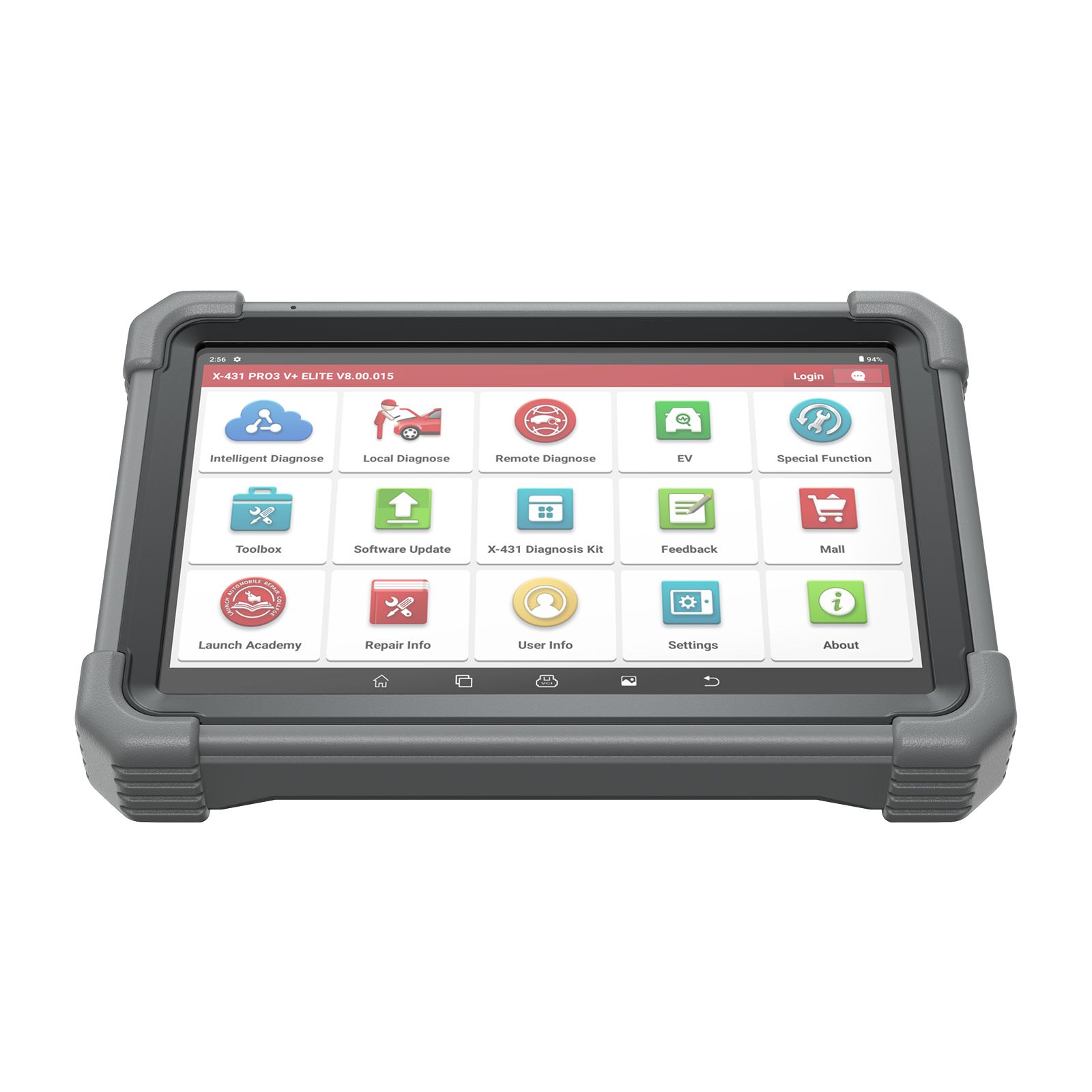 Lancement de l'outil de diagnostic bidirectionnel X431 PRO3 V+ Elite 10.1'' avec support SmartLink 2.0 pour la cartographie topologique, le codage de l'ECU