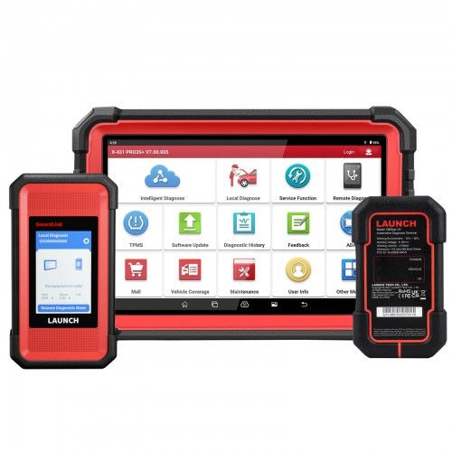 PRO3 S+ avec module de camion lourd X-431 SmartLink C 2.0 pour voitures et camions 12V et 24V