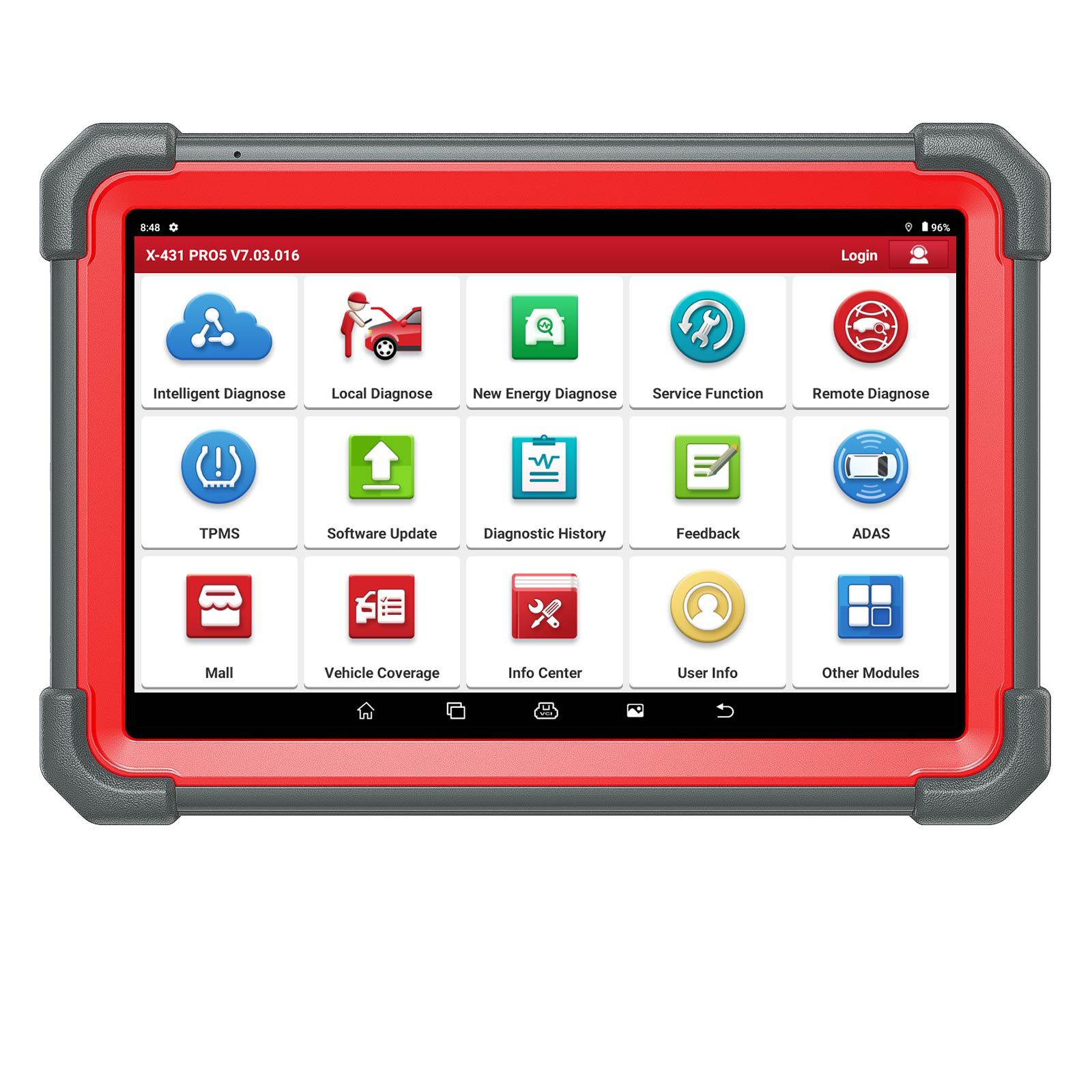 2025 LAUNCH X431 PRO5 PRO 5 avec J2534 Smartlink 2.0 Outil de diagnostic bidirectionnel CANFD DoIP HD prend en charge la programmation en ligne et la cartographie topologique