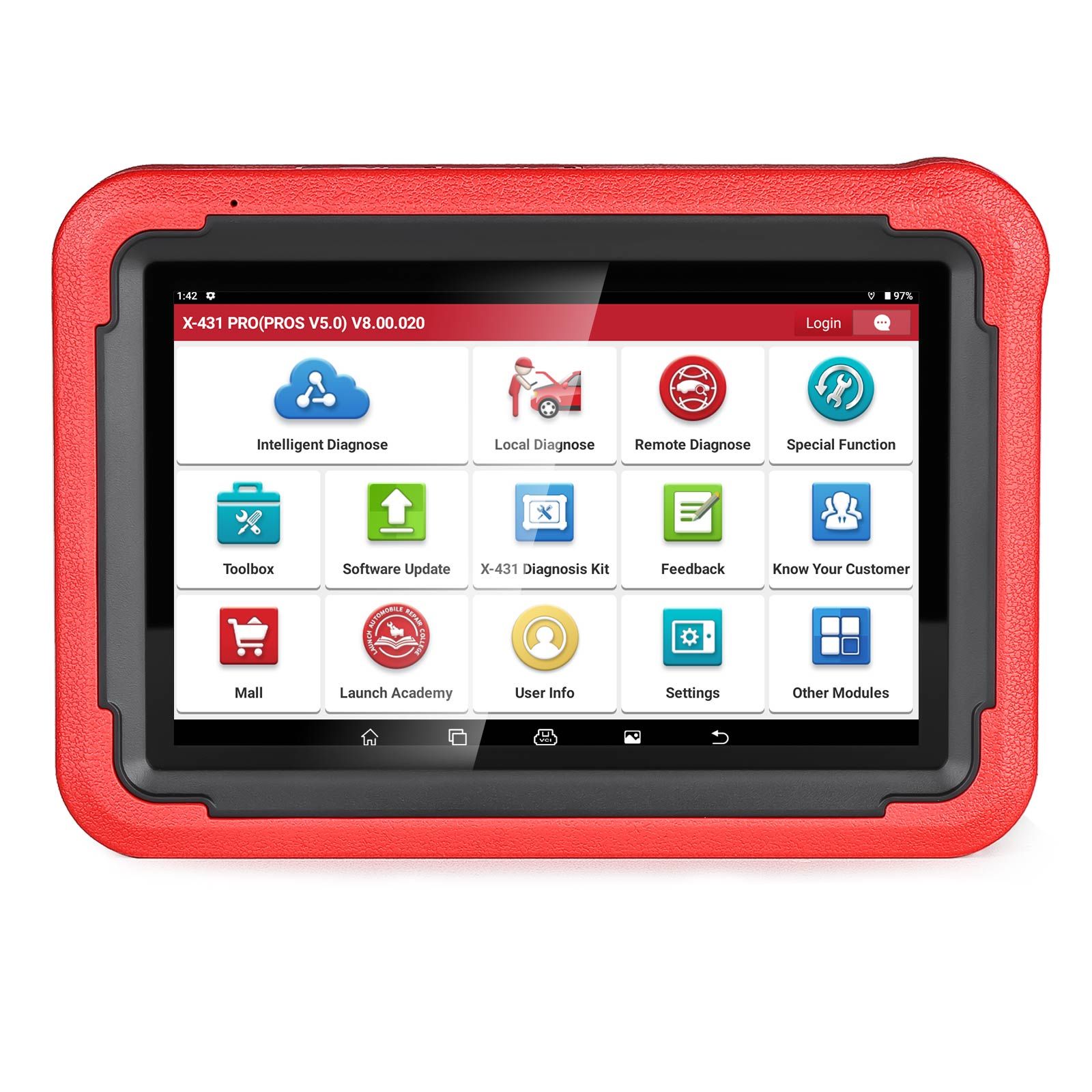 Lancer l'outil de diagnostic X-431 PRO PROS V5.0 37 Fonctions spéciales TPMS de diagnostic intelligent prend en charge CANFD et DOIP