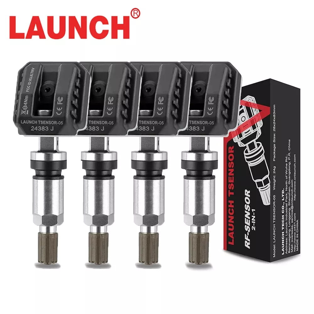 NOUVEAU LAUNCH X431 TESNSOR-05 315MHz & 433MHz 2 en 1 TPMS Capteur Outils de réparation de pneus Scanner Capteurs de pression de pneus Tester Programmation