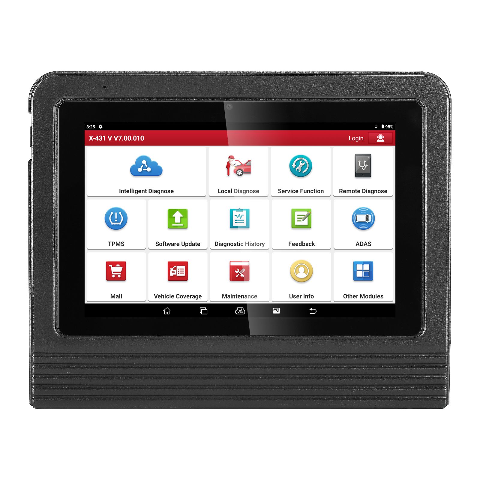 Lancer X431 V 5.0 (X431 Pro) 8inch Wifi/Bluetooth bidirectionnel scanner de diagnostic complet du système prend en charge CAN FD DOIP, guide VAG