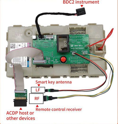 2025 Nouvelle Yanhua LF Smart Key Antenne + Récepteur de télécommande (434MHZ) Pièces de voiture démontées d'occasion