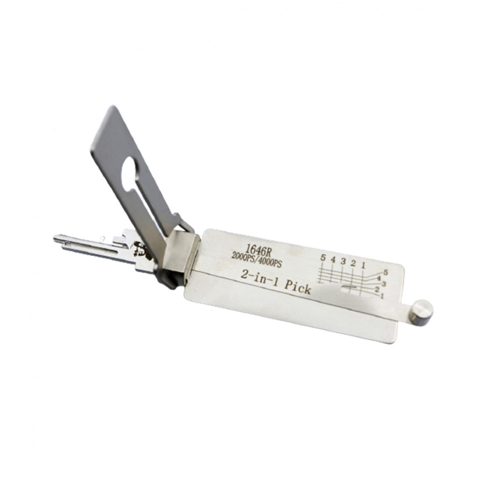 LISHI 1646R Outil civil 2-en-1 Pick & Decoder pour serrures nationales de boîtes aux lettres CompX C9100 /C8700 /1646R