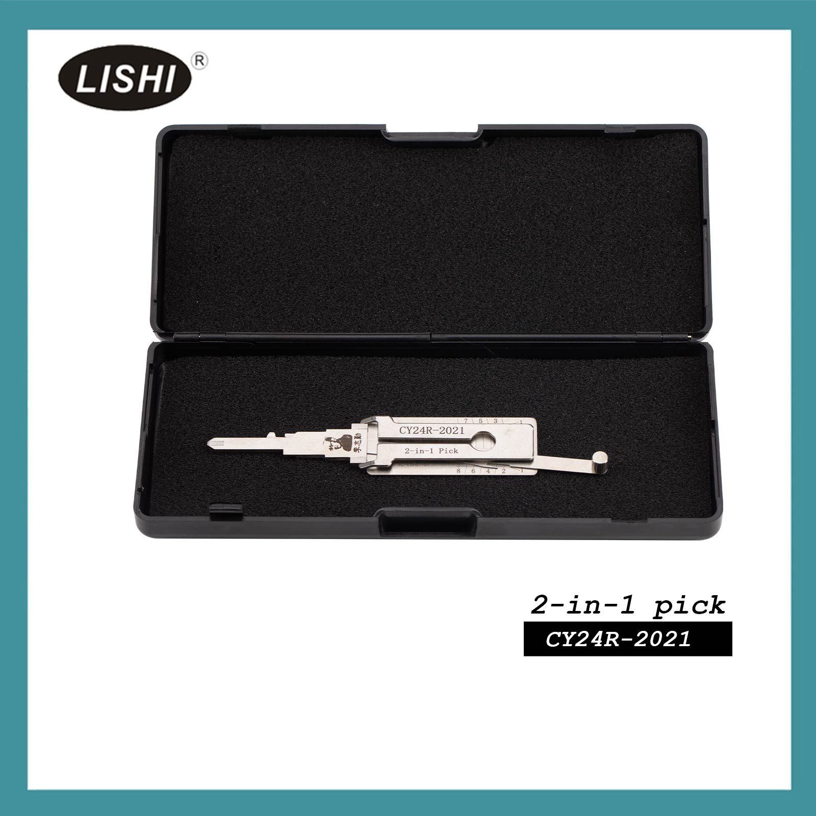 LISHI CY24R-2021 Outil de fraisage plat 2-en-1 Décodeur et sélection pour Jeep Grand Cherokee 2021+
