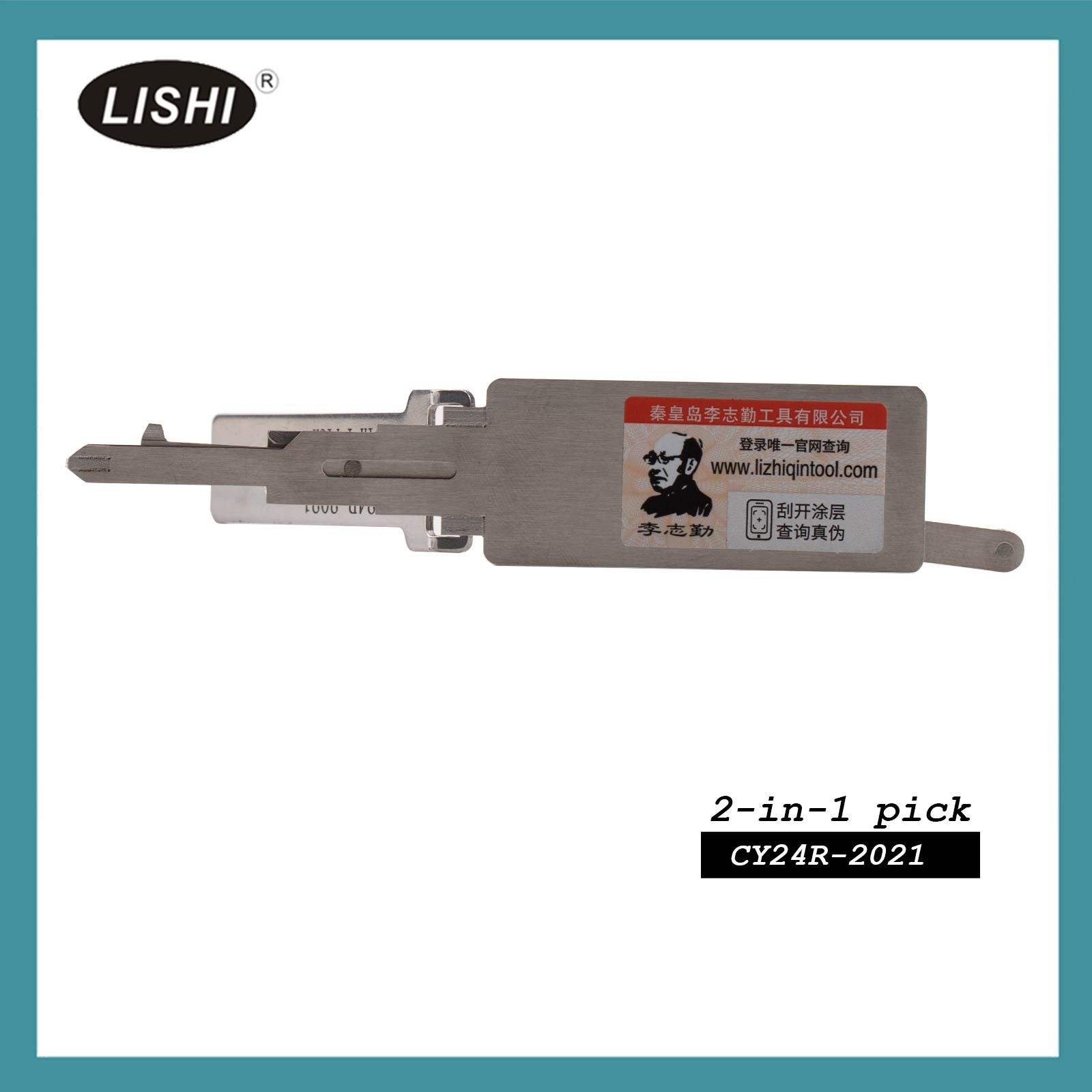LISHI CY24R-2021 Outil de fraisage plat 2-en-1 Décodeur et sélection pour Jeep Grand Cherokee 2021+