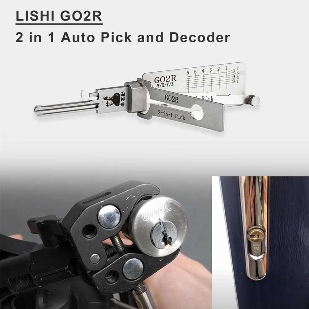 LISHI GO2R 2 en 1 Pick et décodeur automatique