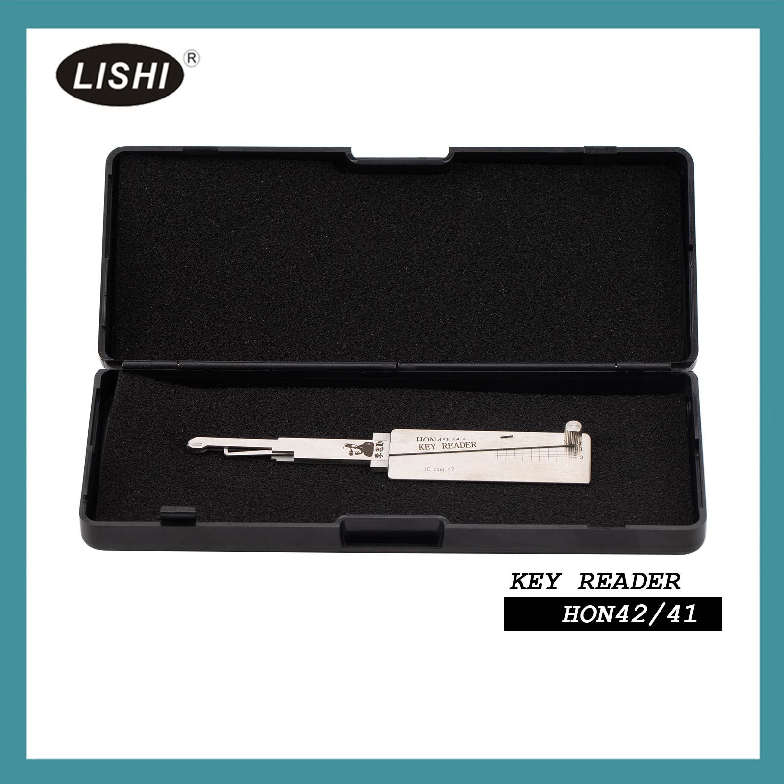 LISHI HON42/41 Outil de fraisage plat 2-en-1 Décoder & Pick pour Honda Motocyclettes