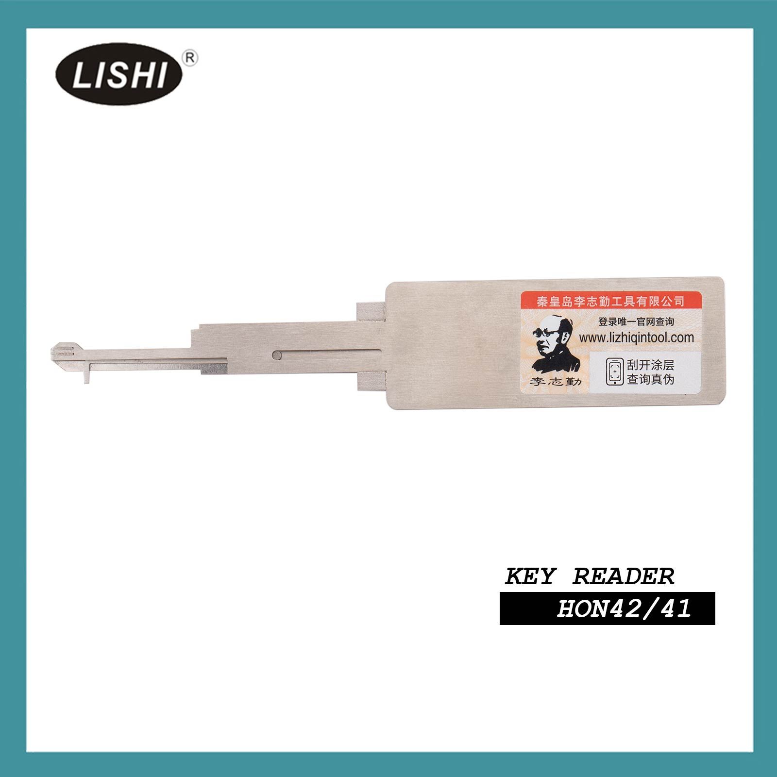 LISHI HON42/41 Outil de fraisage plat 2-en-1 Décoder & Pick pour Honda Motocyclettes